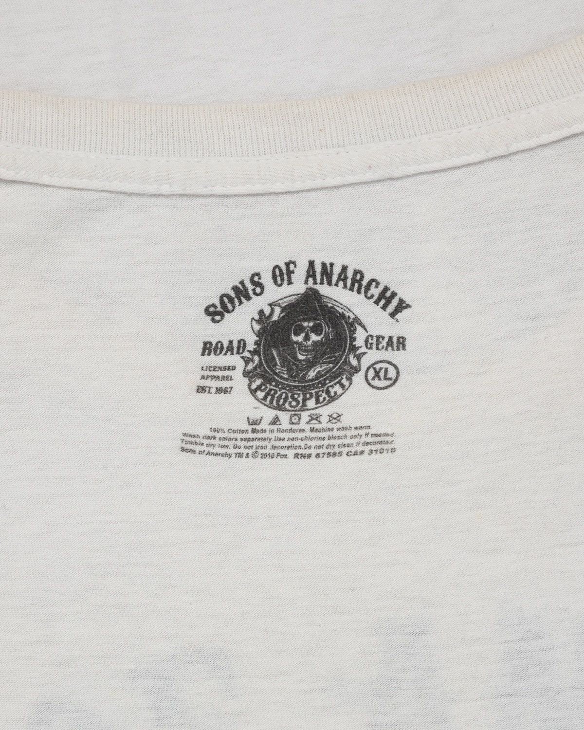 Vintage Sons of Anarchy Motorcycle Graphic Tee Trashed Faded Size US XL / EU 56 / 4 - 5 Thumbnail