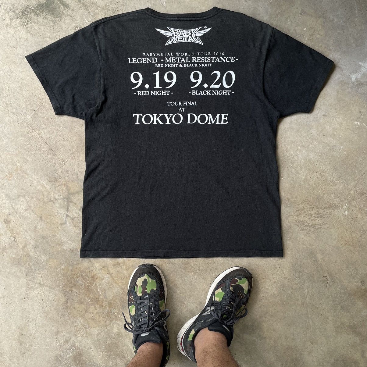 Band Tees 🇯🇵Rare BabyMetal Tokyo Dome Memorial Japanese Band Mental Tee Size US L / EU 52-54 / 3 - 11 Thumbnail