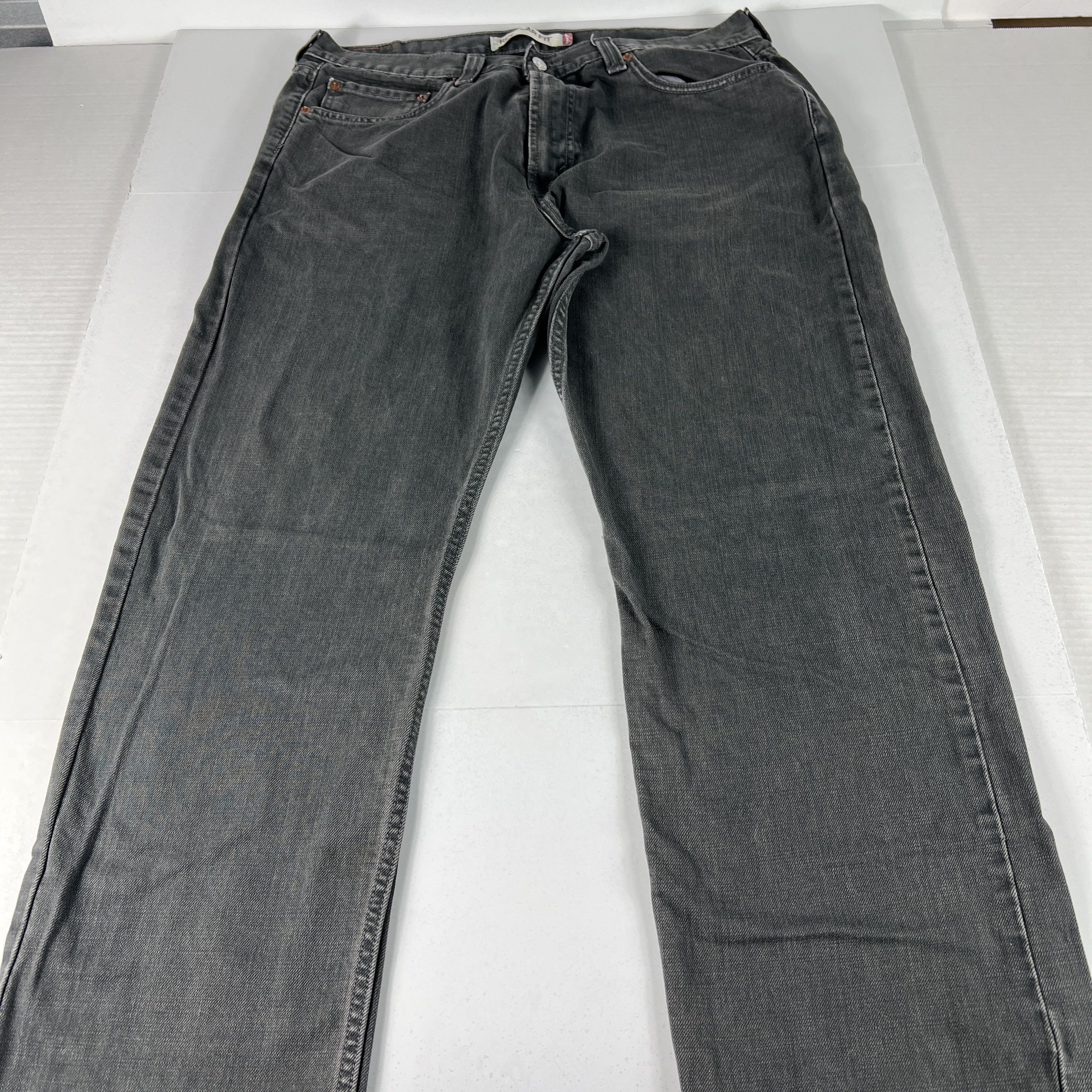 Levi's Levi's Jeans 505 Straight Dark Green Faded Cotton Denim Size US 36 / EU 52 - 1 Thumbnail