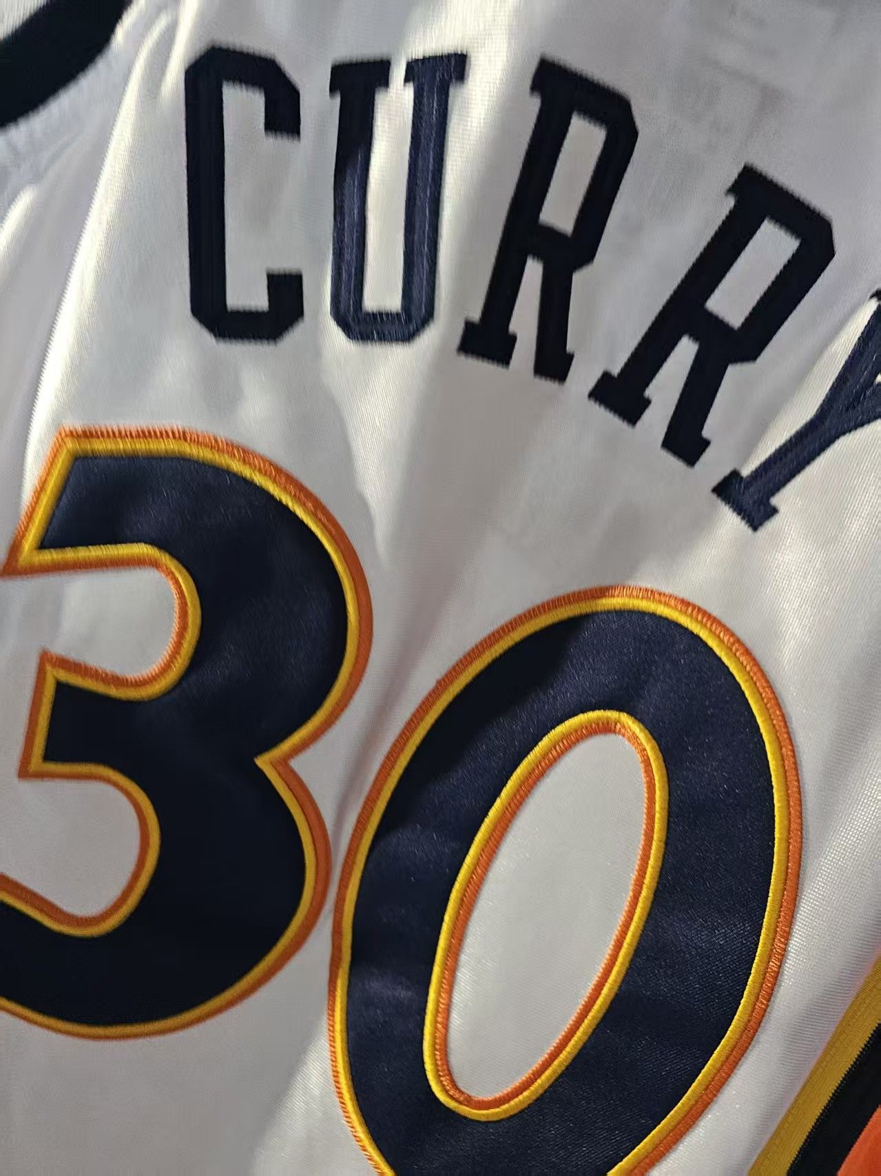 NBA Warriors #30 Stephen Curry Jersey Double Stitched M Size US M / EU 48-50 / 2 - 5 Thumbnail