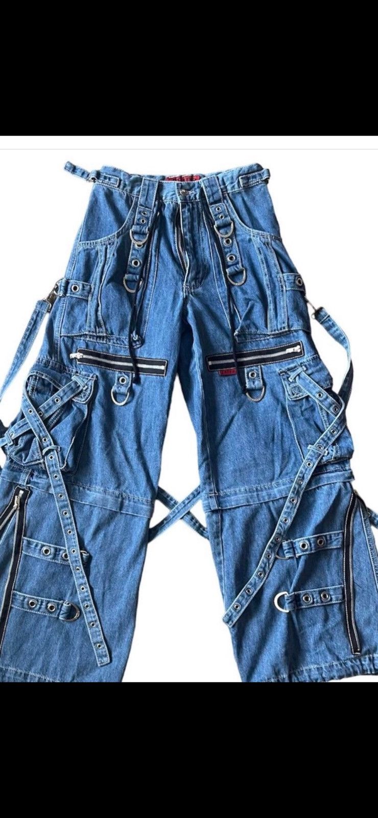 Tripp Nyc RARE LIGHT BLUE DENIM TRIPP NYC PANTS | Grailed