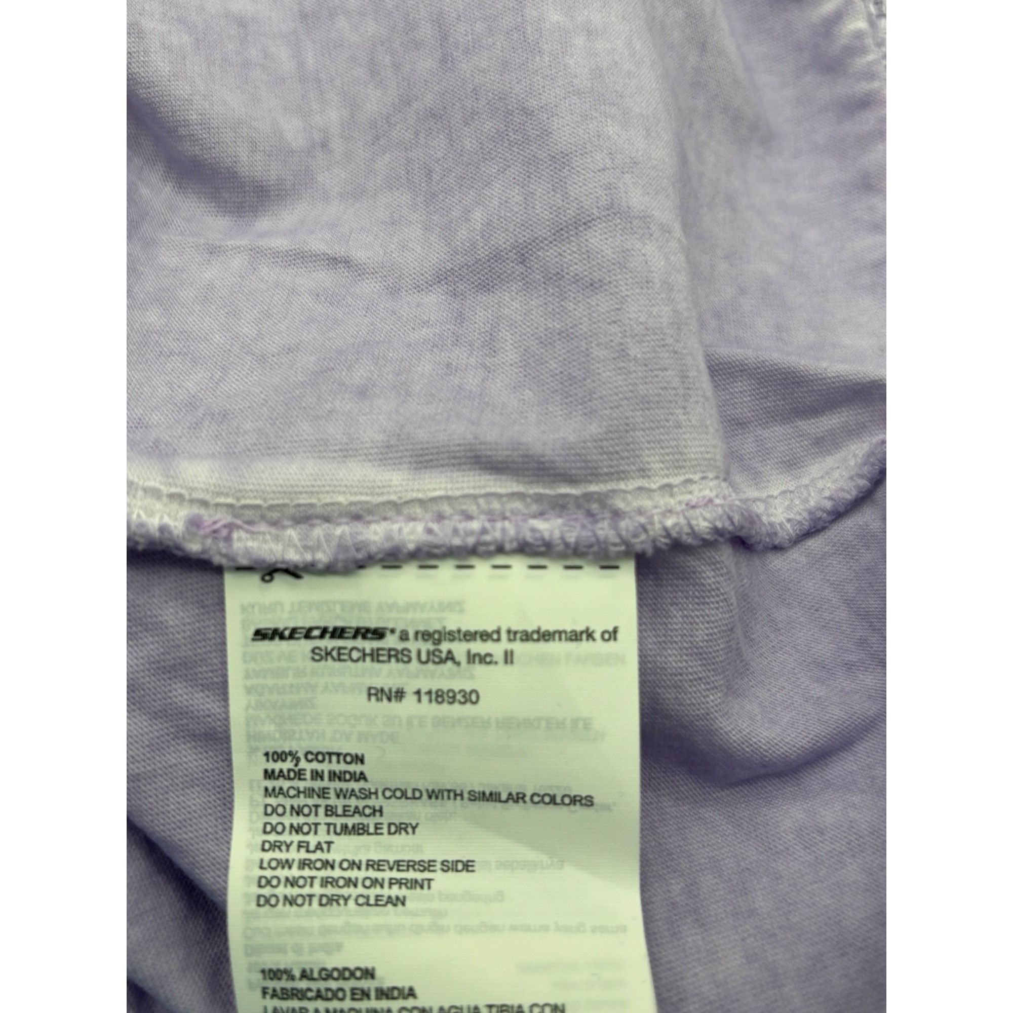 SKECHERS Skechers Apparel 3D Logo Crop Cotton Tank Top, Lavender, L Size L / US 10 / IT 46 - 9 Thumbnail