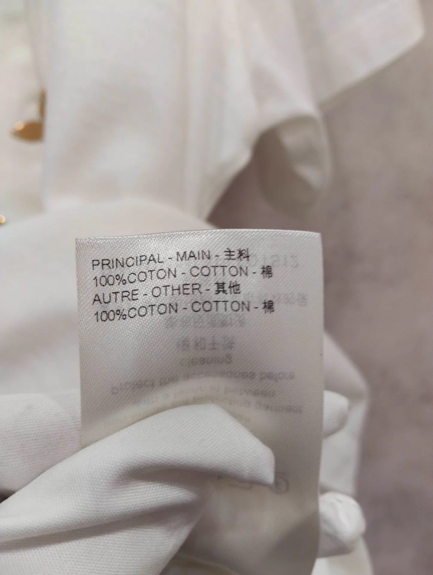 Louis Vuitton LV Ribbon White Short-Sleeve Tee XL Size XL / US 12-14 / IT 48-50 - 6 Thumbnail
