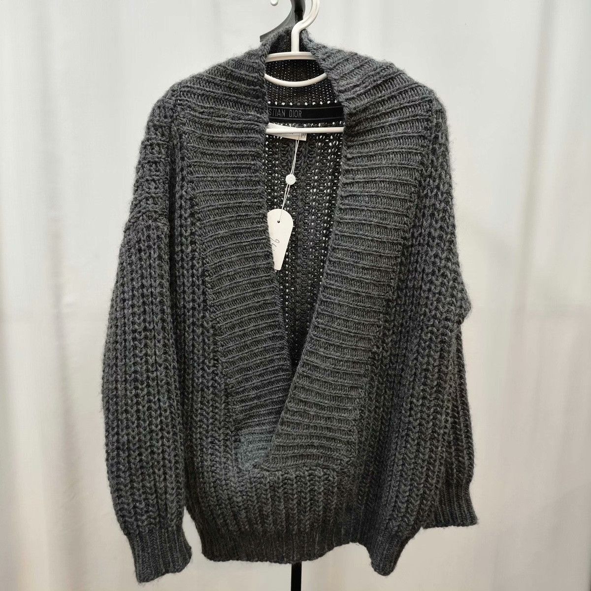 Dior Dior Knit Wool Gray Sweater 34 Women Size XS / US 0-2 / IT 36-38 - 1 Thumbnail