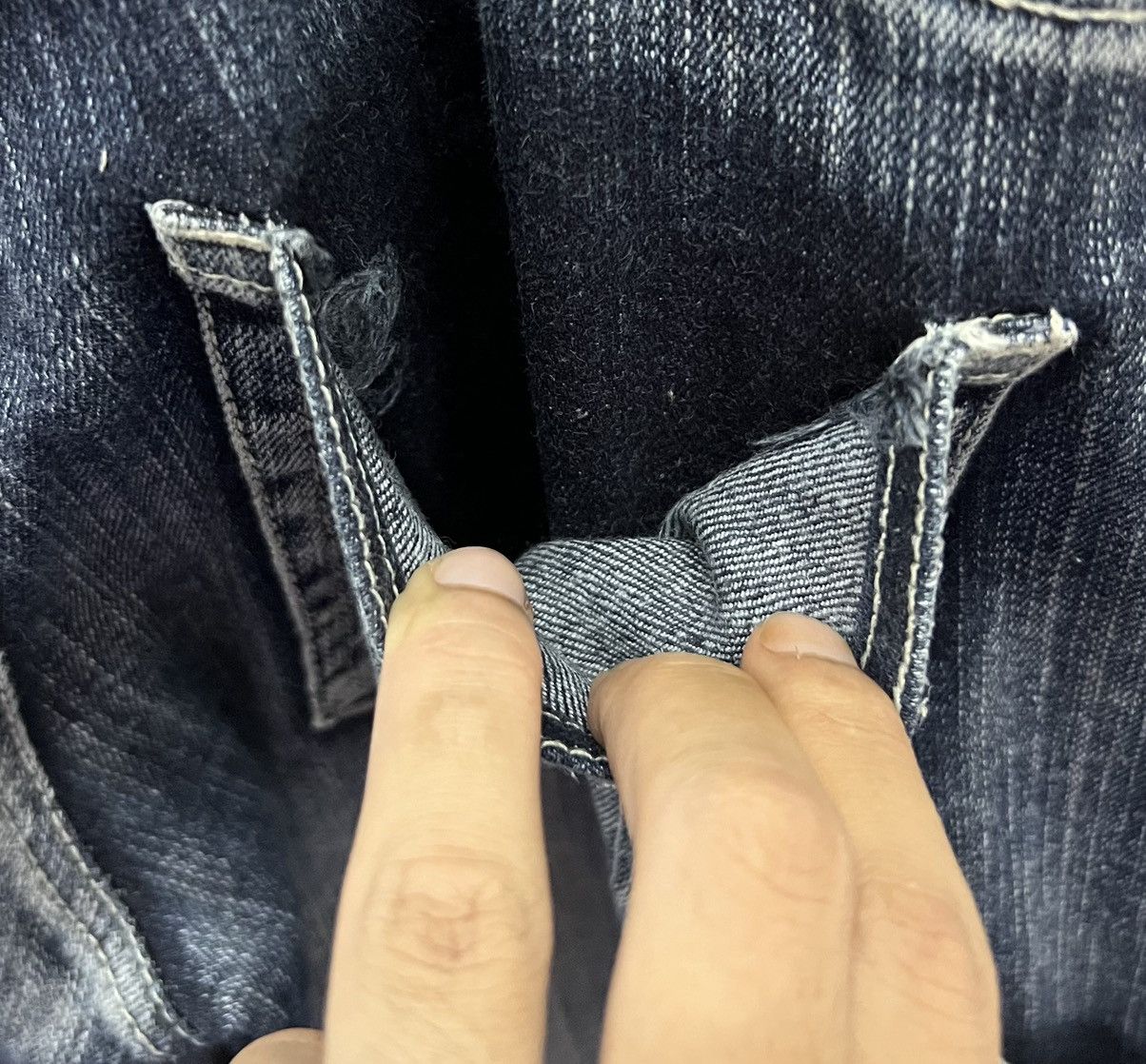 Japanese Brand × Vintage Vintage Y2K Style Distressed Denim Overalls – “Gladys” Brand Size US 32 / EU 48 - 10 Thumbnail