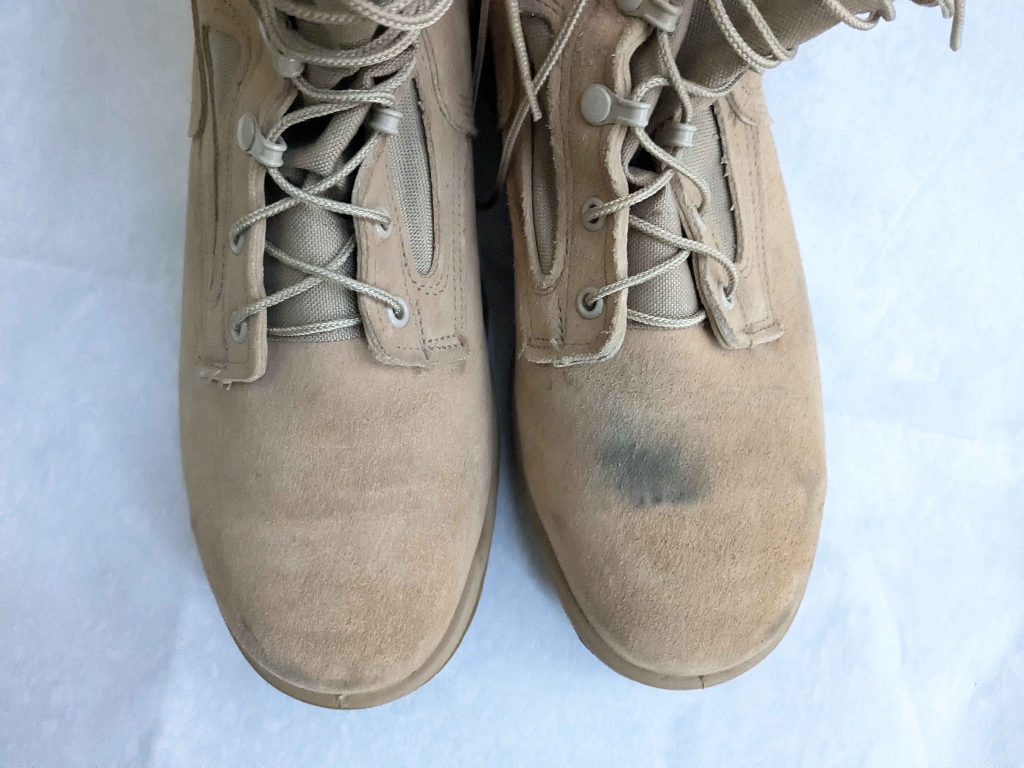 Belleville Belleville Combat Boots Wheat 11.5 Wide Suede Size US 11.5 / EU 44-45 - 3 Thumbnail