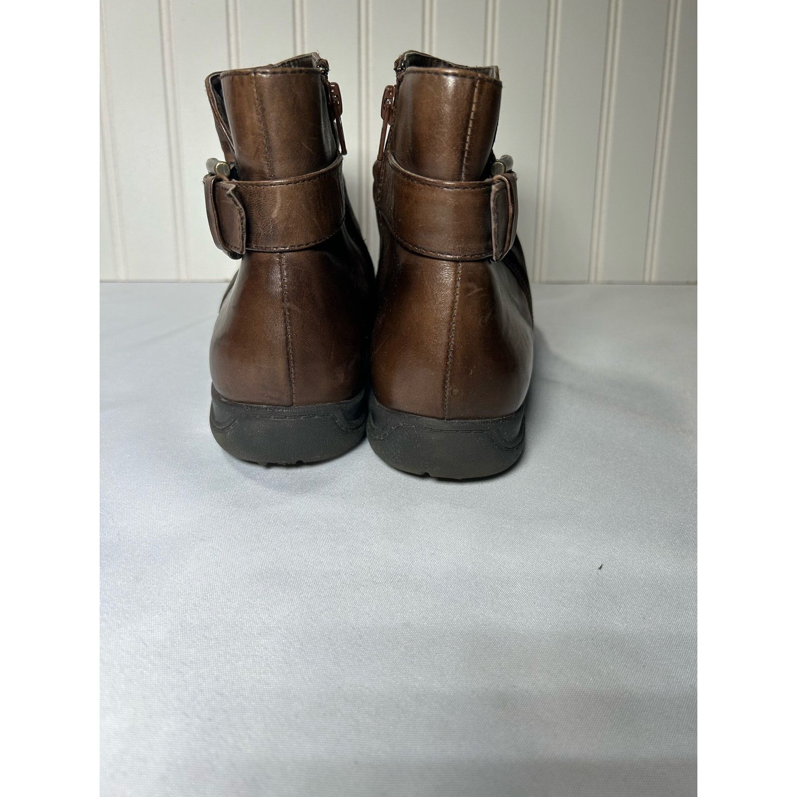 Clarks Clarks Chris Sydney boots Brown Leather Booties S10 Size US 10 / IT 40 - 4 Thumbnail