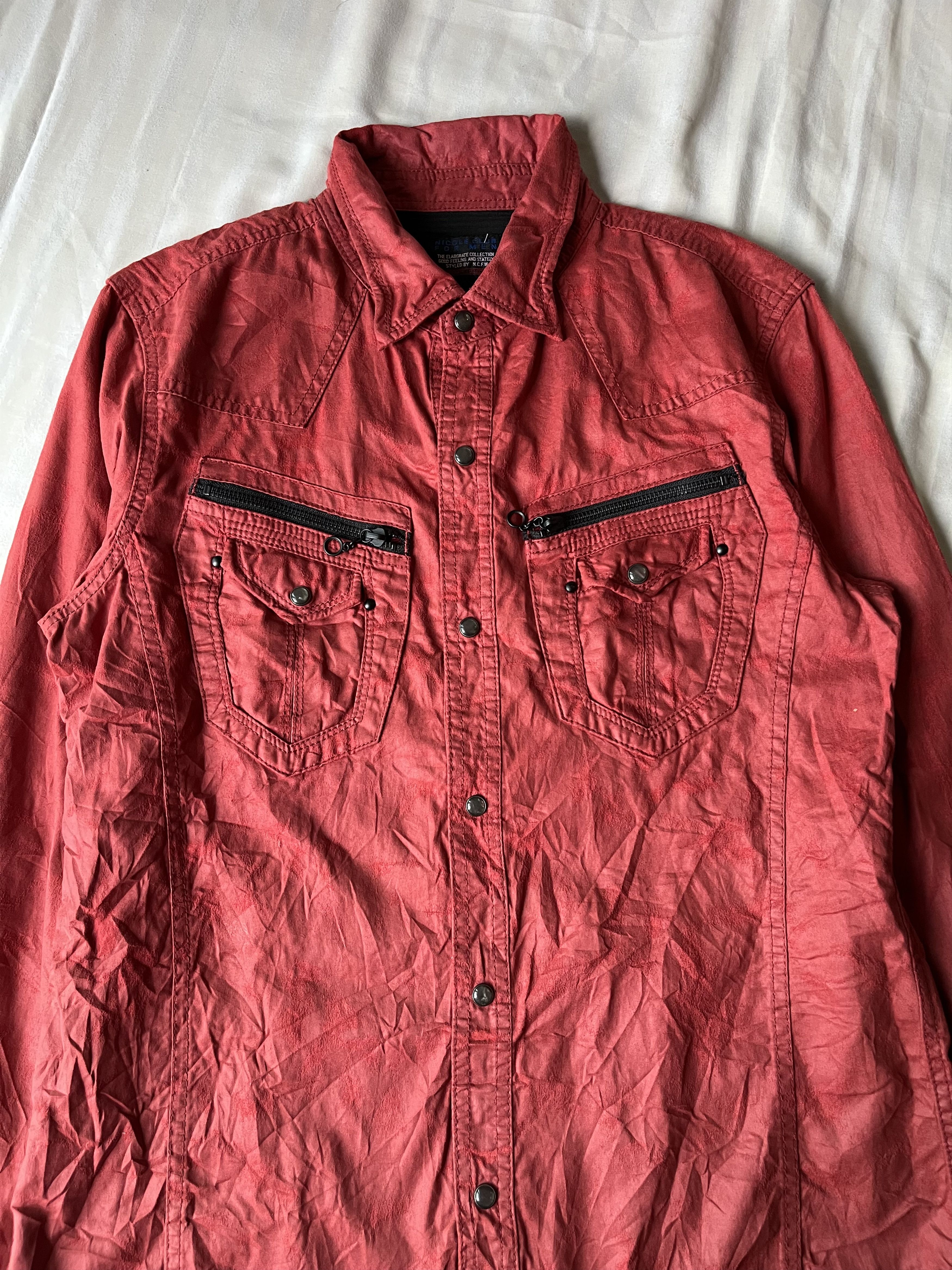 Yasuyuki Ishii 2000s nicole waxed distressed seditionaries shirt Size US M / EU 48-50 / 2 - 3 Thumbnail