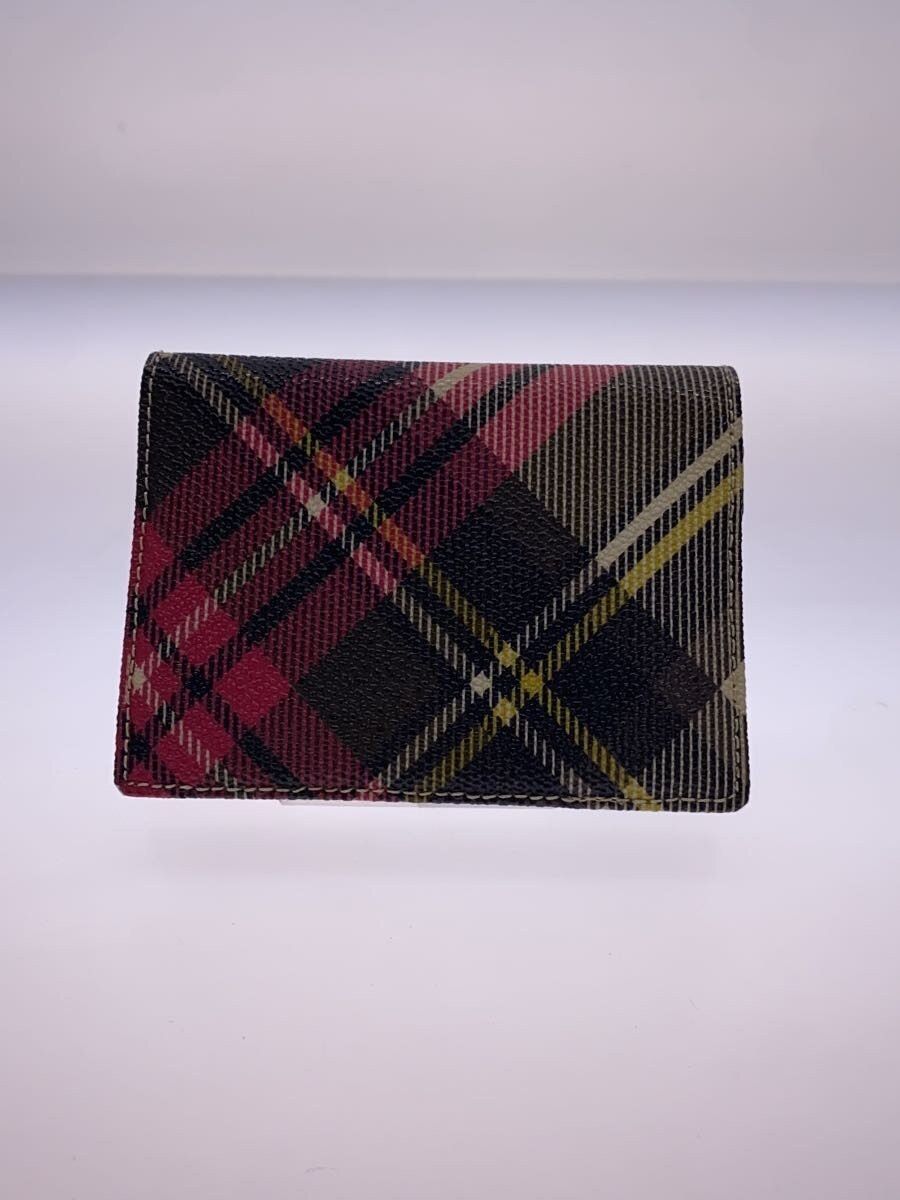 Vivienne Westwood Plaid Orb Card Holder Wallet Size ONE SIZE - 2 Thumbnail