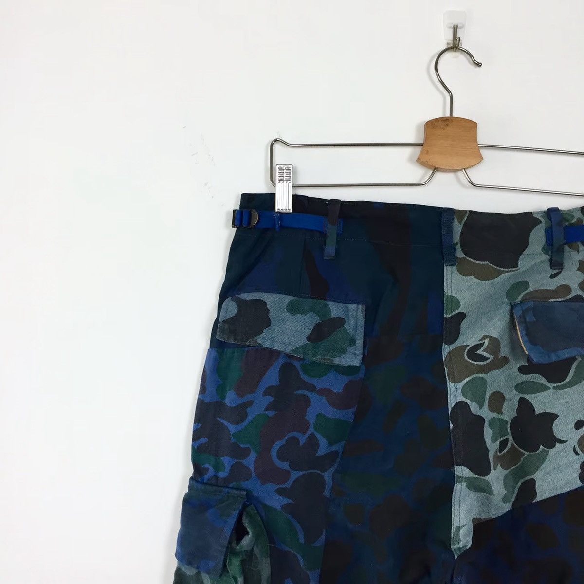 Needles REBUILD BY NEEDLES FW16 PATCHWORK CAMO PANTS Size US 32 / EU 48 - 6 Thumbnail