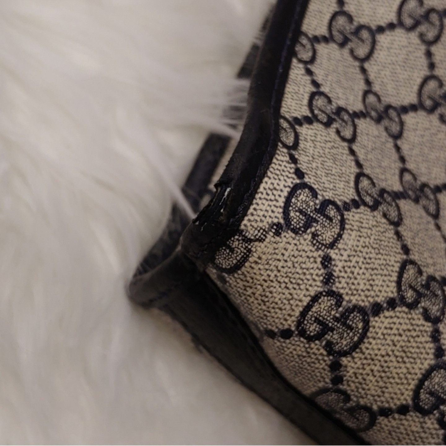 Gucci Vintage Gucci GG Monogram Supreme Sherry Web Ophidia Clutch Size ONE SIZE - 7 Thumbnail