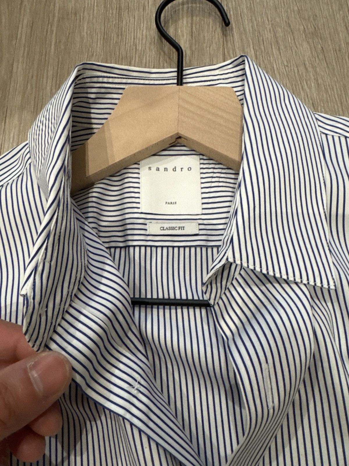 Sandro Sandro Paris Striped Button Up Size US S / EU 44-46 / 1 - 2 Thumbnail