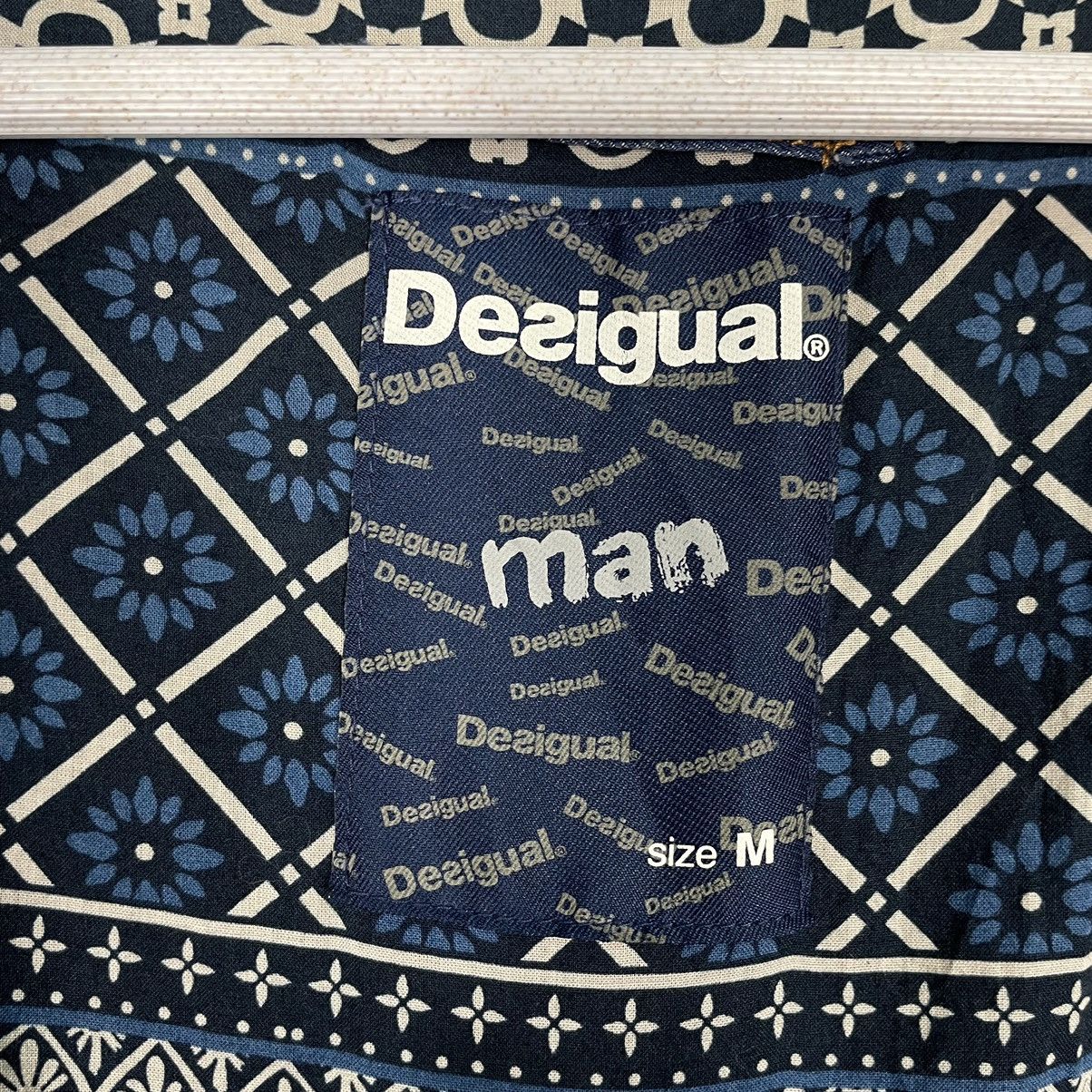 45rpm × Desigual 💥DESIGUAL BORO PATCH NAVY FIELD JACKET Size US M / EU 48-50 / 2 - 13 Thumbnail
