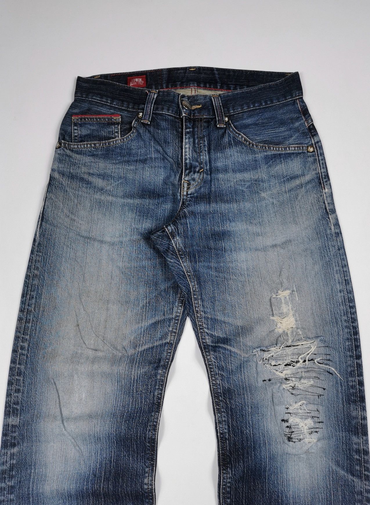 Hysteric Glamour Edwin Distressed Jeans Size 32x30.5 Size US 32 / EU 48 - 7 Thumbnail