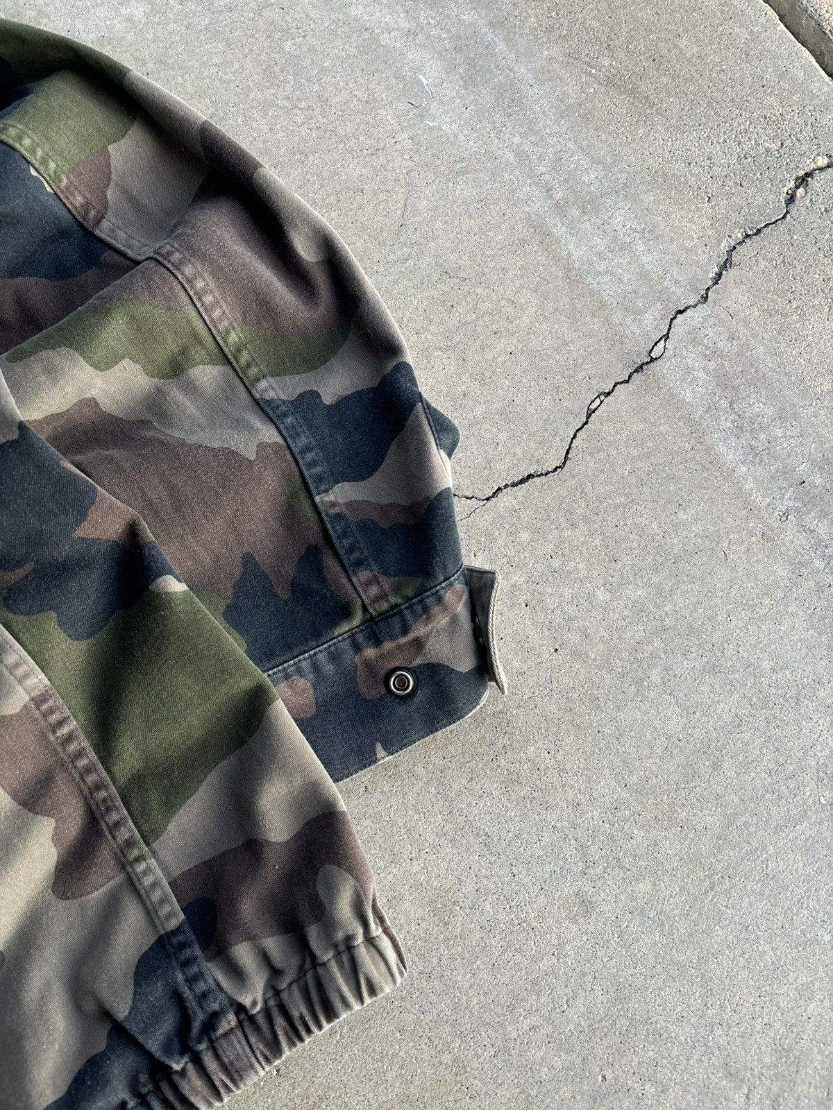 Vintage Crazy 90s Woodland Camo Balaclava Button Up Military Jacket Size US L / EU 52-54 / 3 - 9 Thumbnail