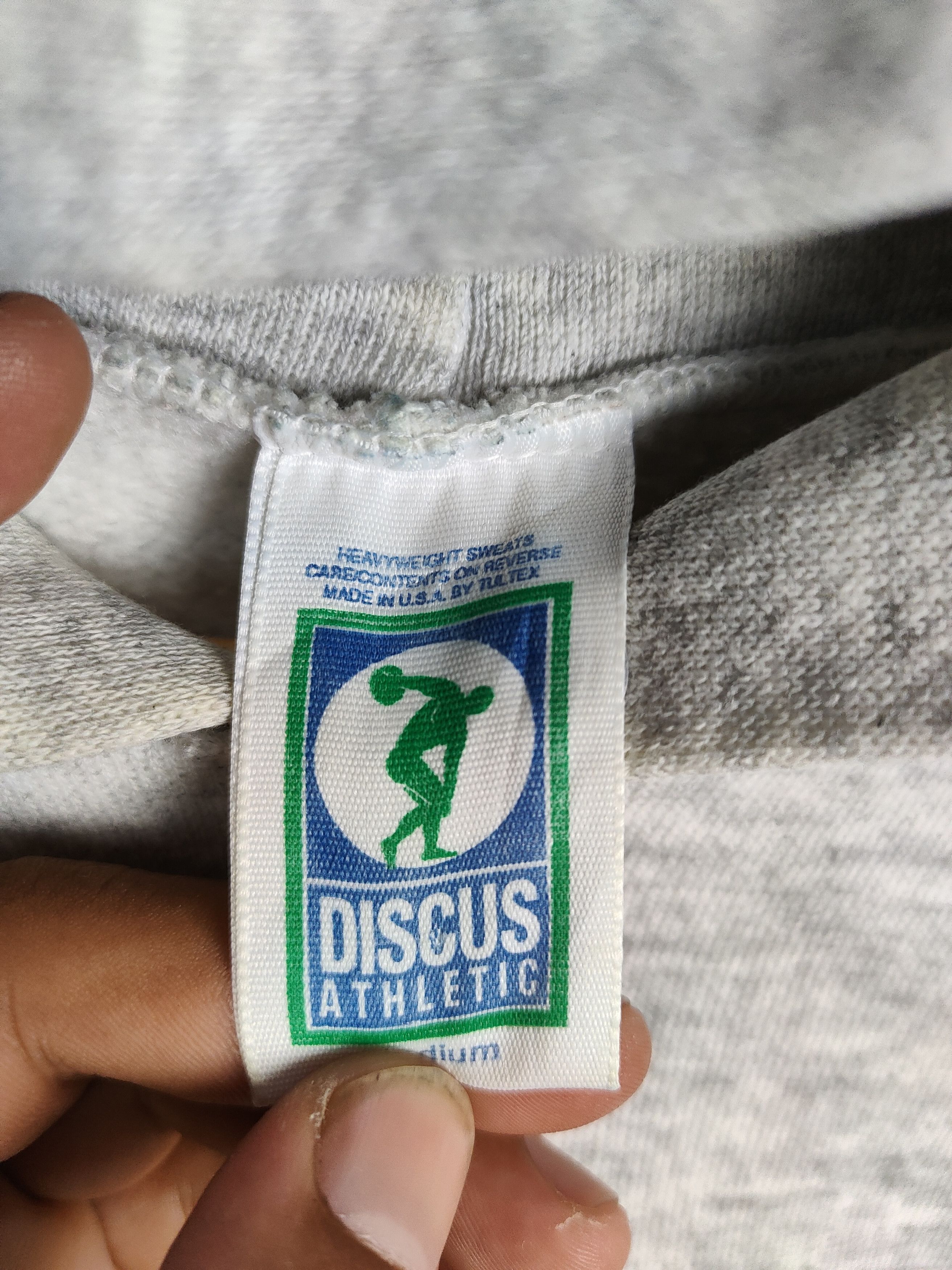 Vintage Vintage Discus Pullover Hoodie Sweatshirt Size US M / EU 48-50 / 2 - 5 Thumbnail