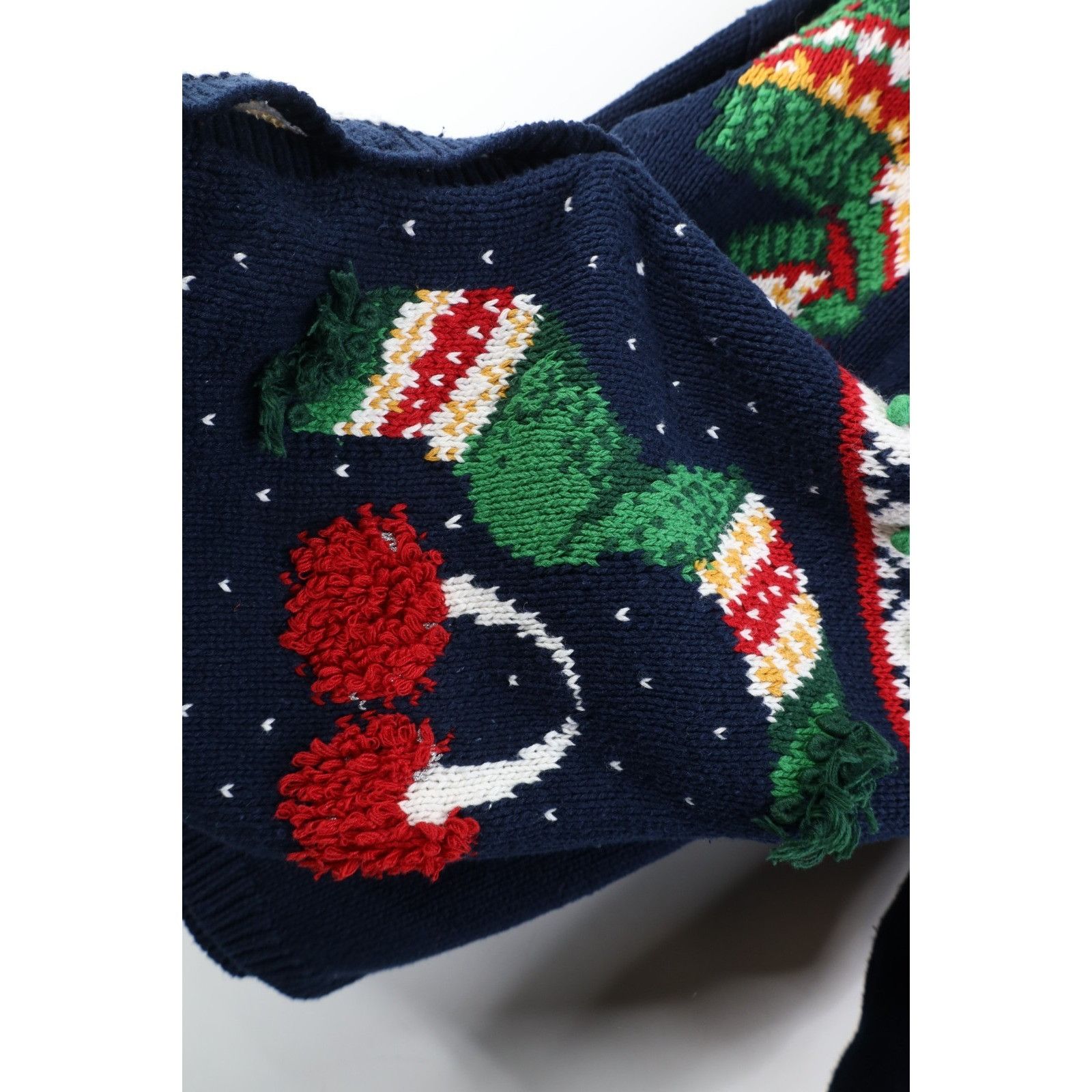 Vintage Vintage 90s Streetwear Heavy Christmas Cardigan Sweater Size L / US 10 / IT 46 - 7 Thumbnail