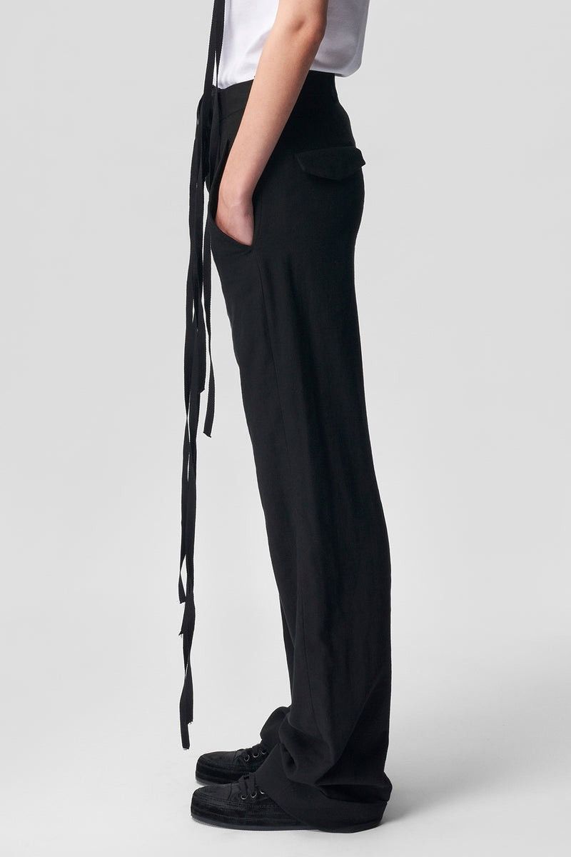 Ann Demeulemeester Belinda Wide Leg Pants Size 26" / US 2 / IT 38 - 12 Thumbnail