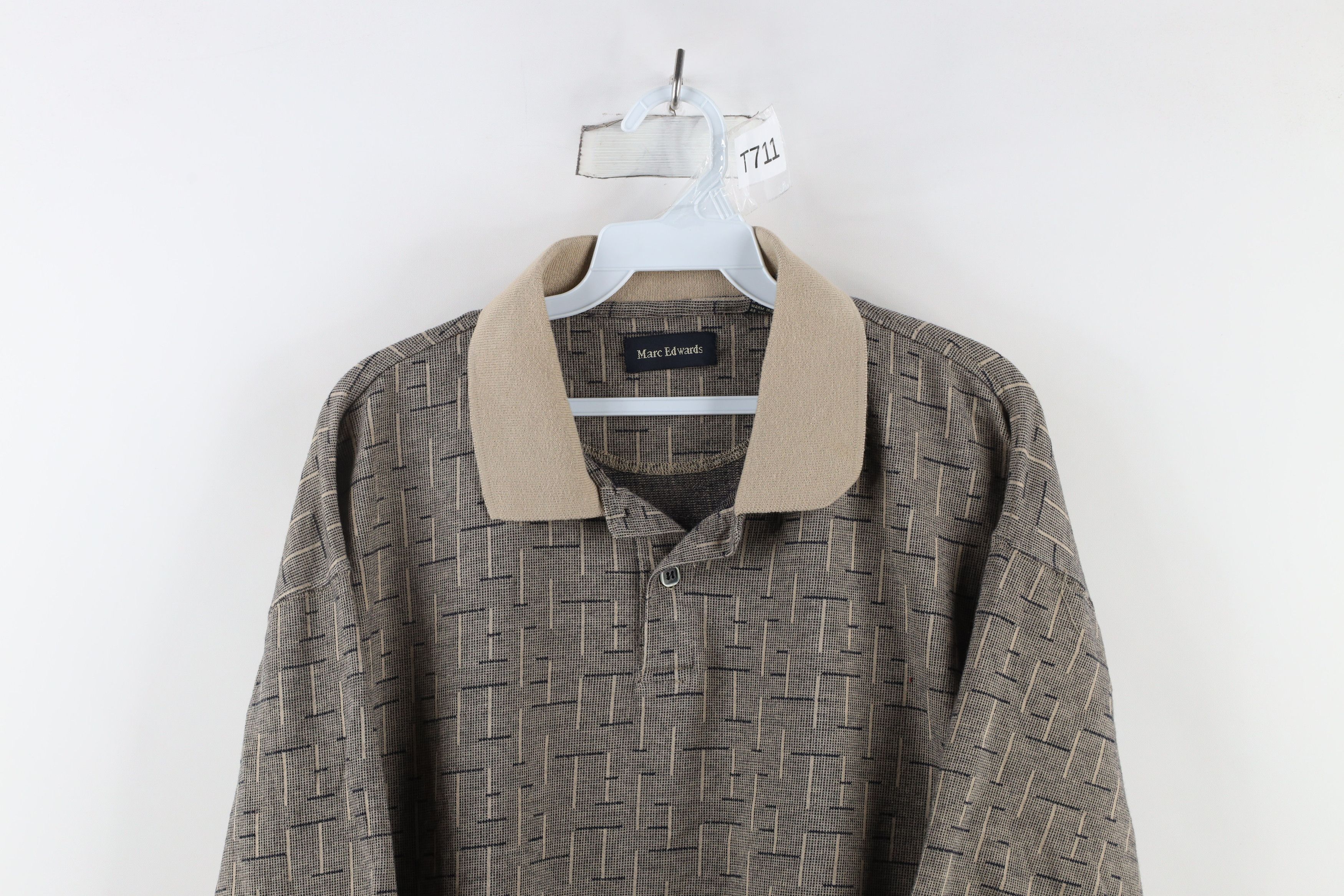 Vintage Vintage 90s Streetwear Knit Short Sleeve Golf Polo Shirt Size US XL / EU 56 / 4 - 2 Thumbnail