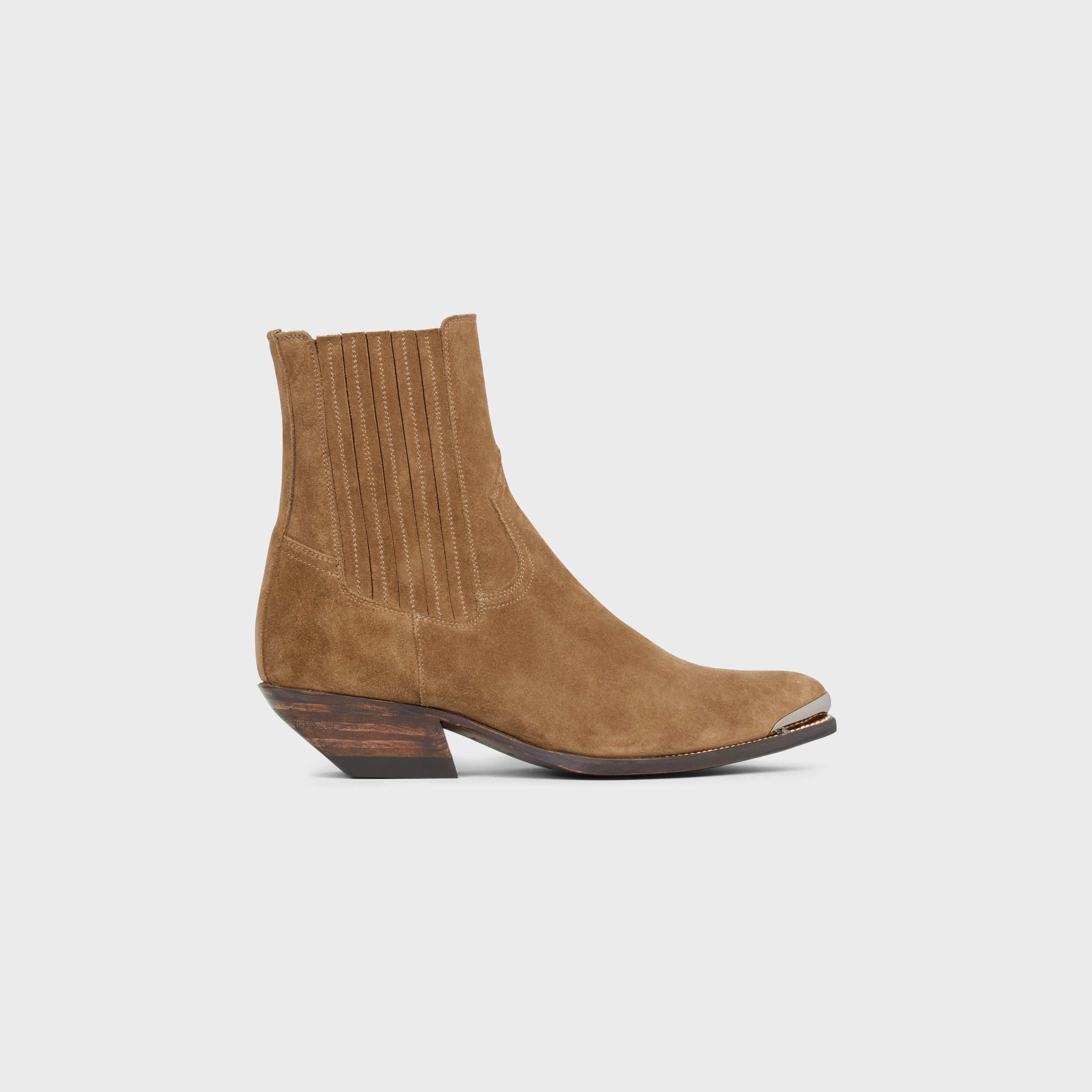 Celine CRUISER BOOTS CHELSEA BOOT in Suede Calfskin Size US 5 / IT 35 - 1 Thumbnail