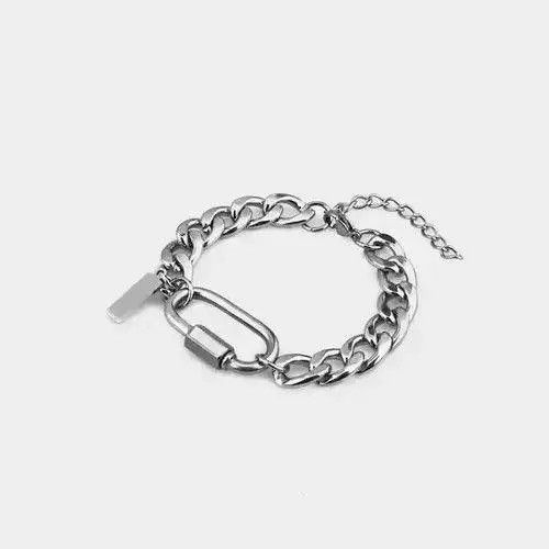 Jewelry Kitazawa x Kida Stainless Steel Cuba Chain Bracelet Size ONE SIZE - 2 Thumbnail