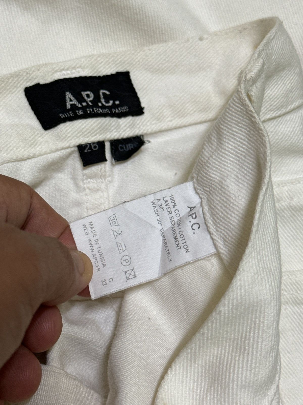 A.P.C. × Japanese Brand Vintage Japan A.P.C RUE DE FLEURUS PARIS Size US 26 / EU 42 - 12 Thumbnail