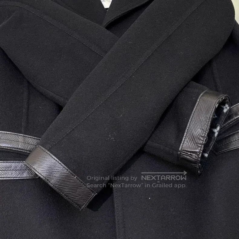 Louis Vuitton Louis Vuitton Black wool coat Size XS / US 0-2 / IT 36-38 - 6 Thumbnail