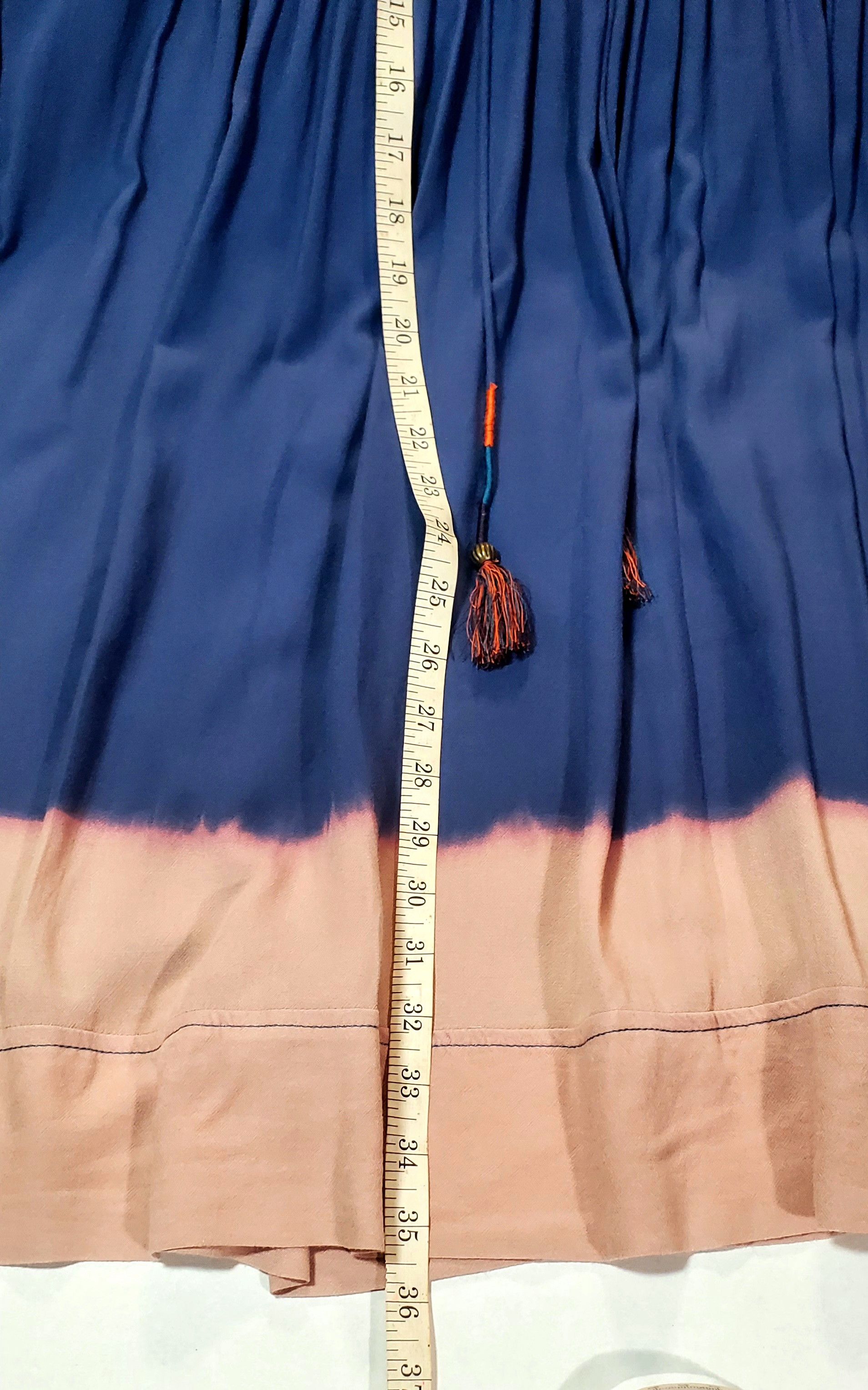 Anthropologie Holding Horses Ombre Blue Pink Dip Dye Mini Dress Sz Small Size S / US 4 / IT 40 - 11 Thumbnail