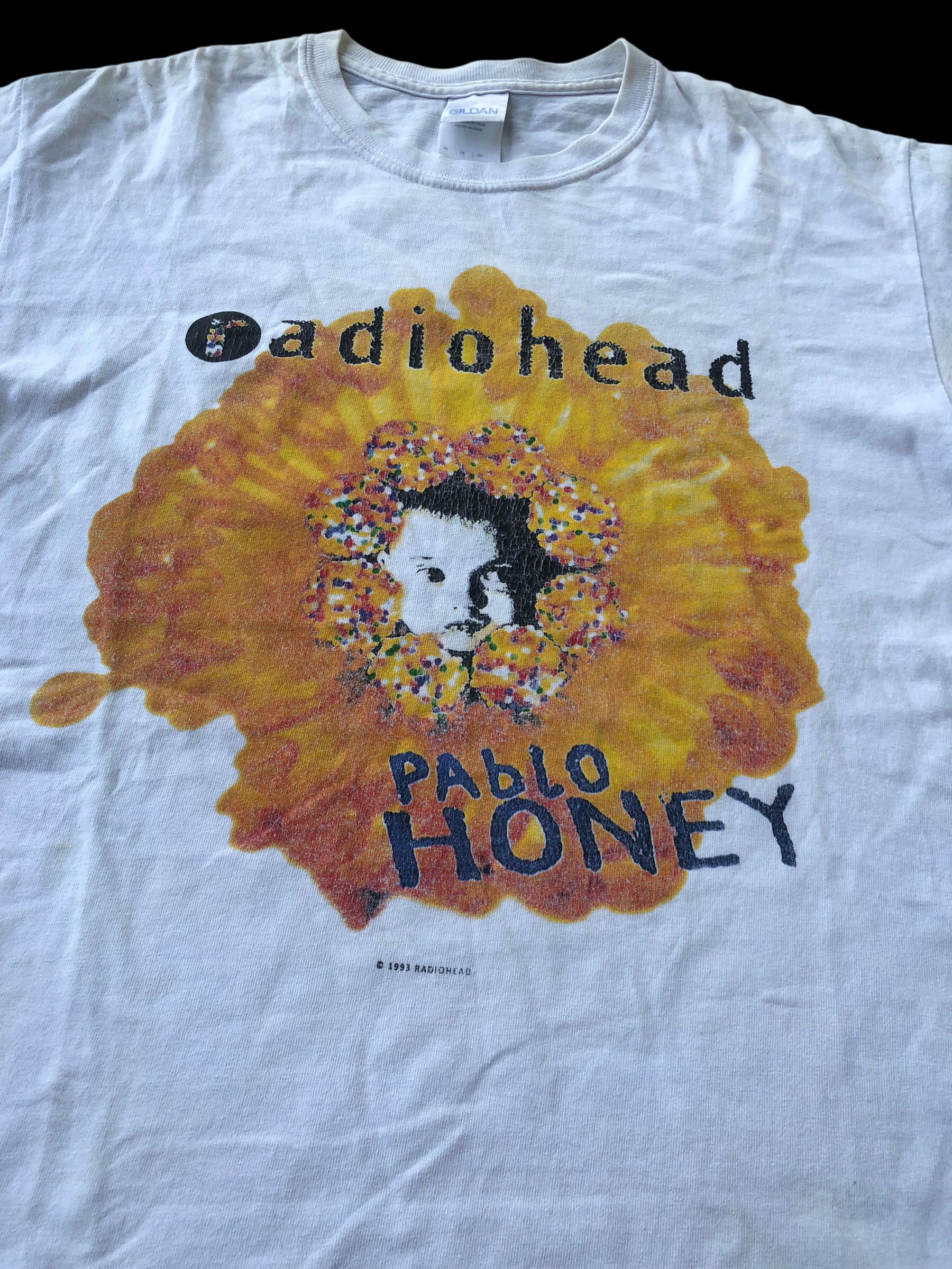 Band Tees 🔥Vintage RADIOHEAD Pablo Honey Promo Band T-Shirt Brit Pop Size US M / EU 48-50 / 2 - 3 Thumbnail