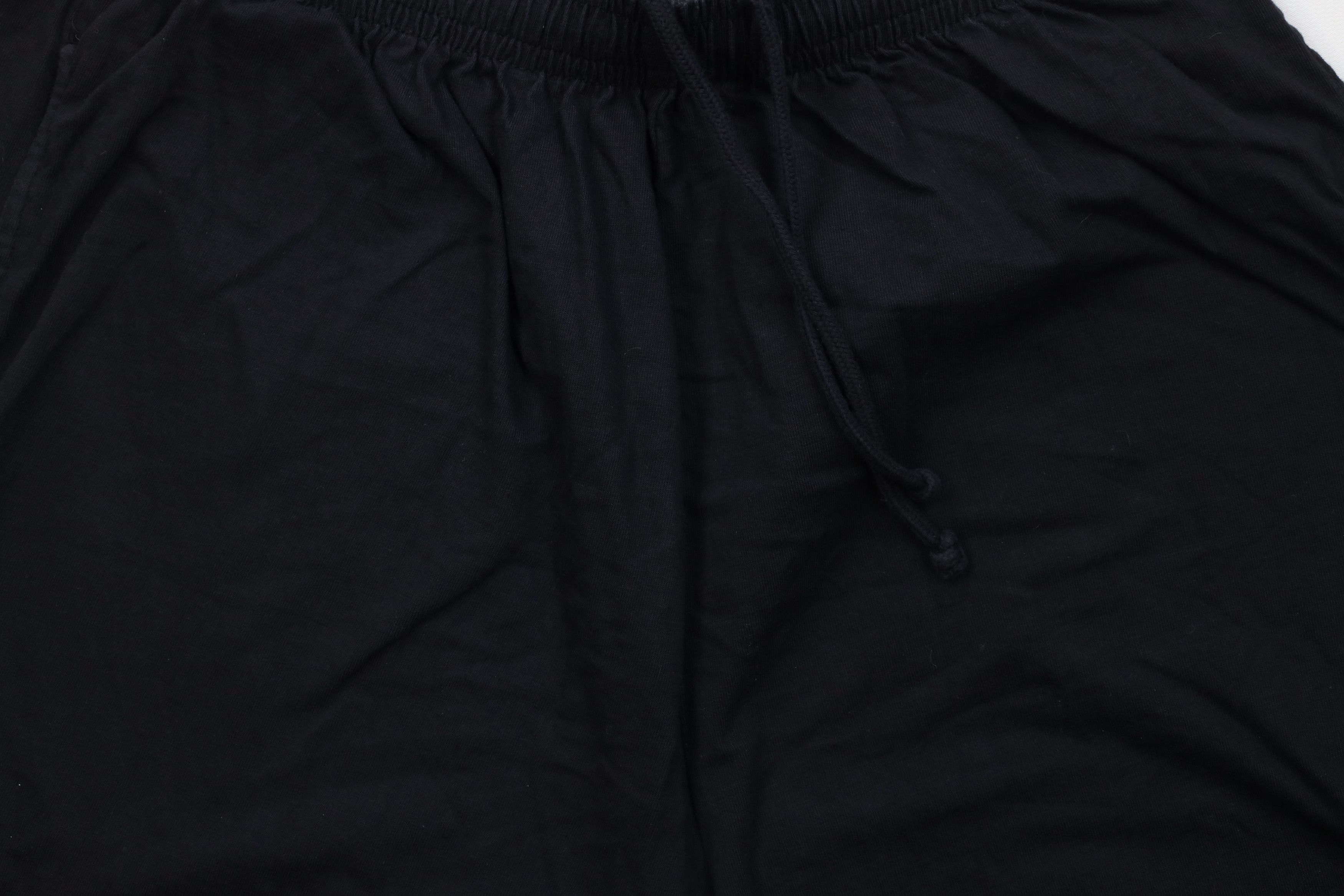 Vintage Vintage 90s Y2K Streetwear Cotton Above Knee Shorts Black Size US 36 / EU 52 - 3 Thumbnail