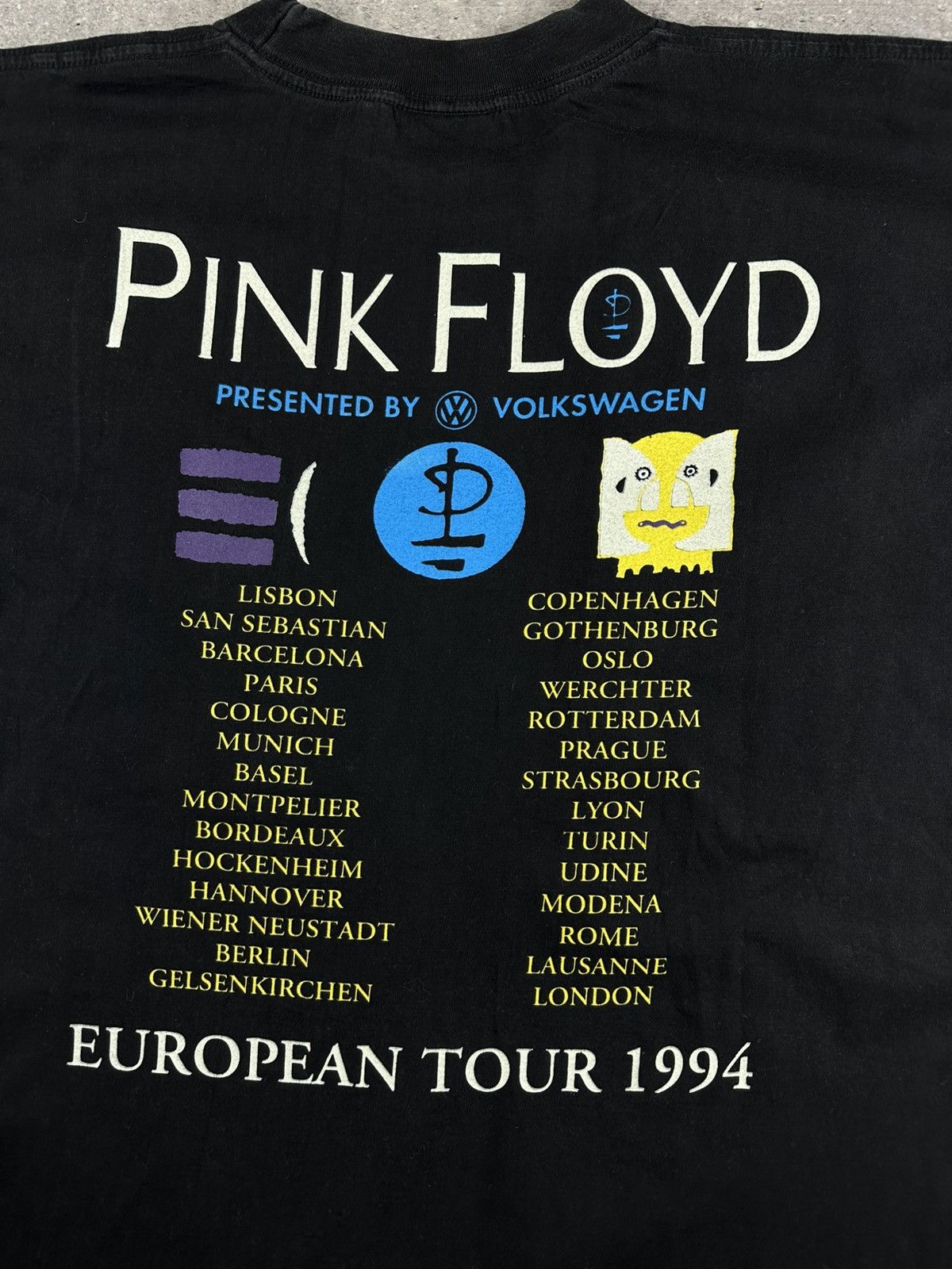 Brockum T-shirt tee Pink Floyd 1994 merch european tour Size US XL / EU 56 / 4 - 7 Thumbnail