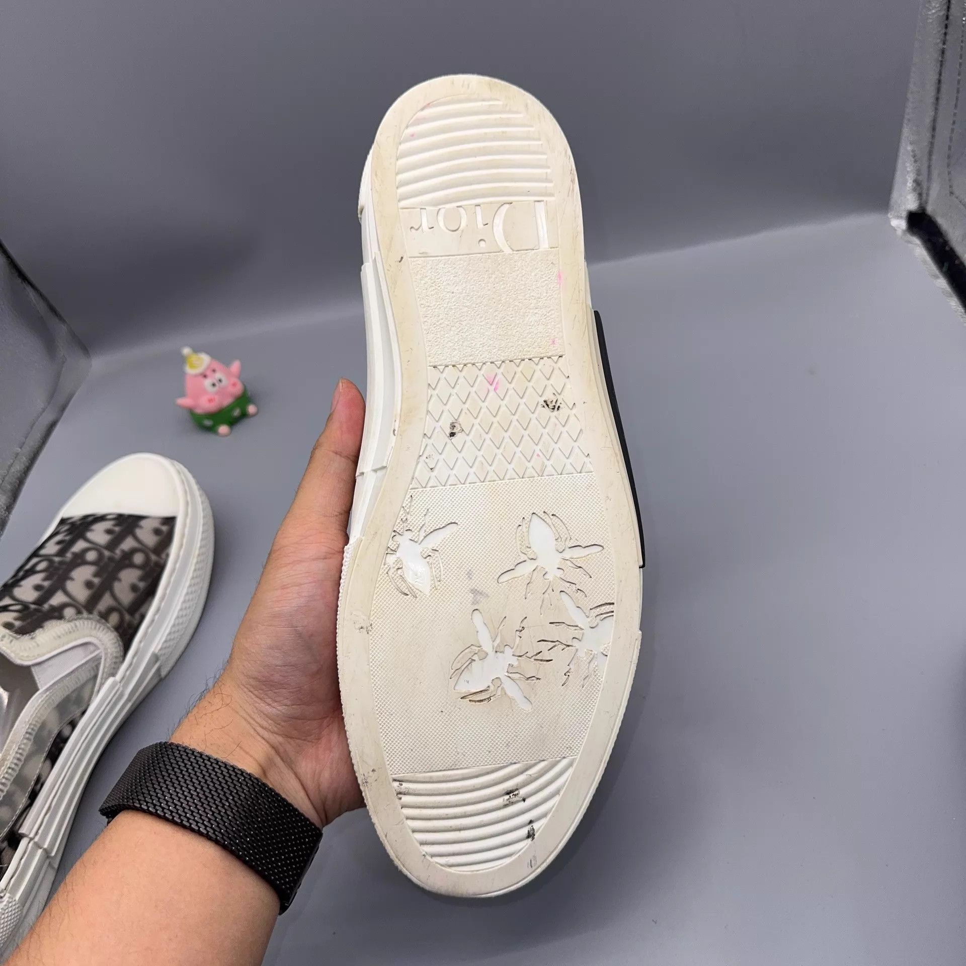 Dior DIOR B23 Black & White Sneakers Size 42 Size US 9 / EU 42 - 8 Thumbnail