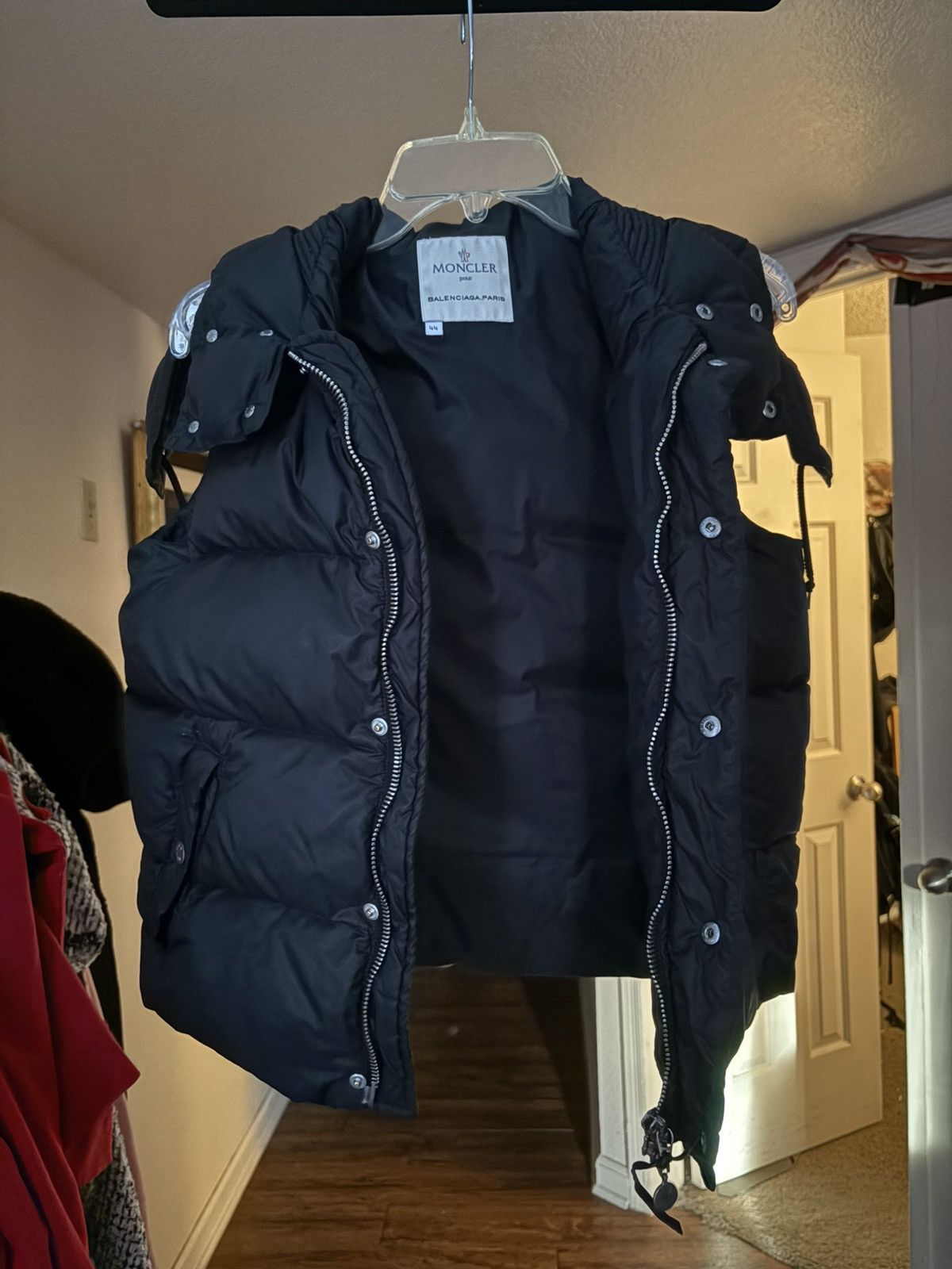 Balenciaga Balenciaga x Moncler 2 zippers snap button drawstring hooded Size US S / EU 44-46 / 1 - 7 Thumbnail