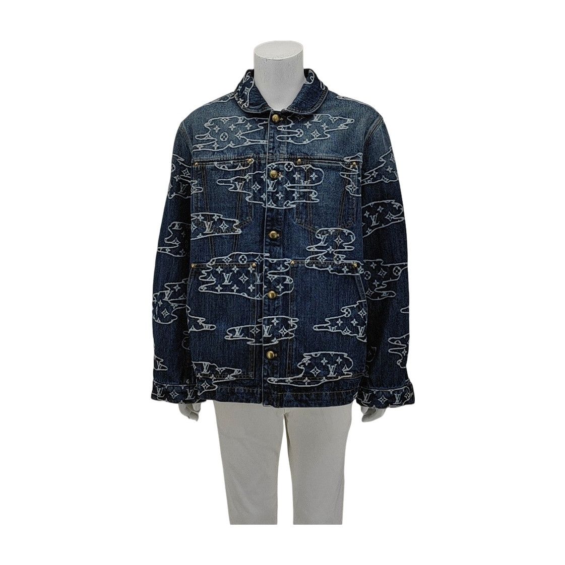 Louis Vuitton Louis Vuitton Monogram Denim Jacket Size 52 Size US L / EU 52-54 / 3 - 1 Thumbnail