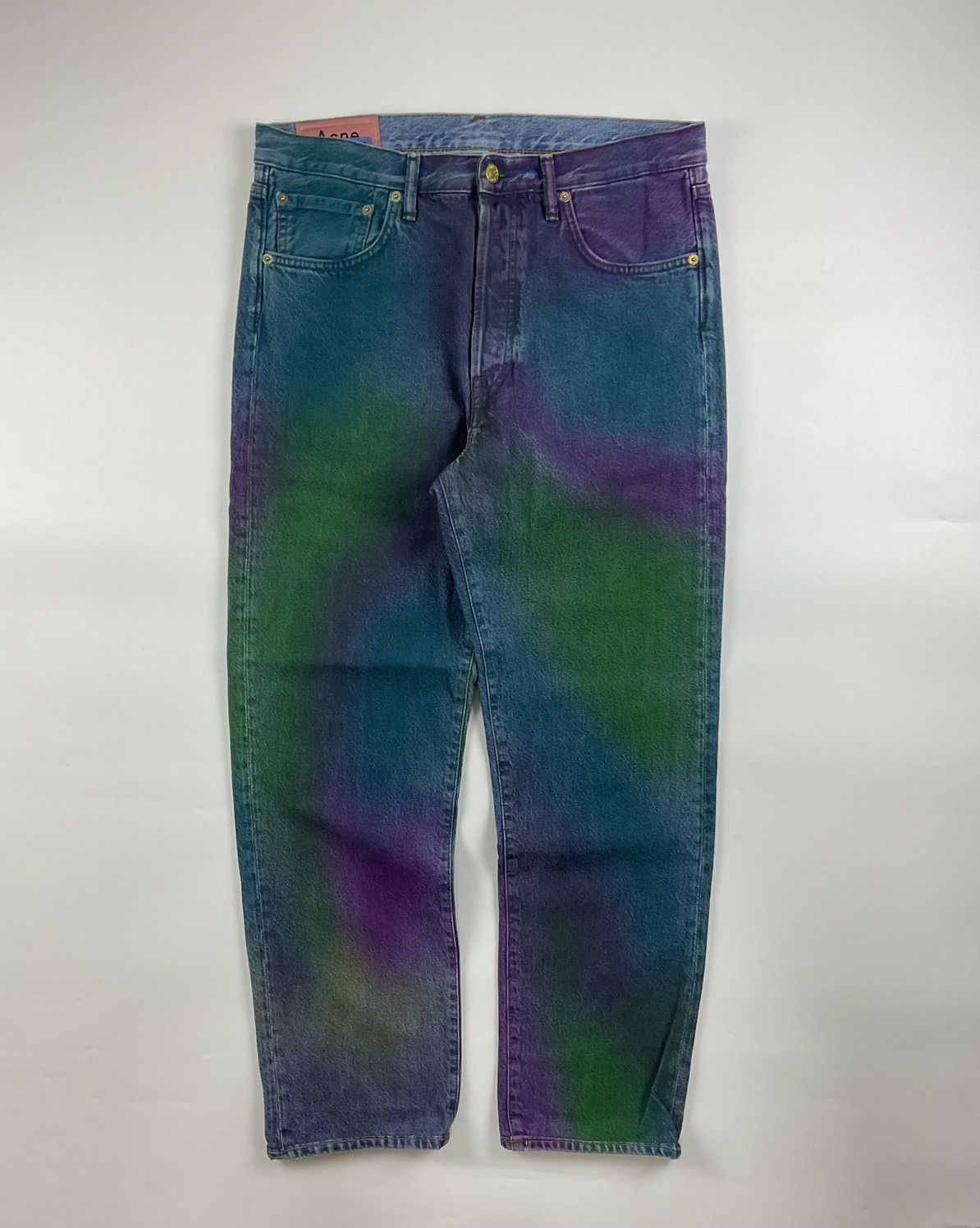 【セール中】Acne Studios RAINBOW SPRAY JEANS acne studios Blå Konst 1996 Jeans - Rainbow Spray | Garmentory