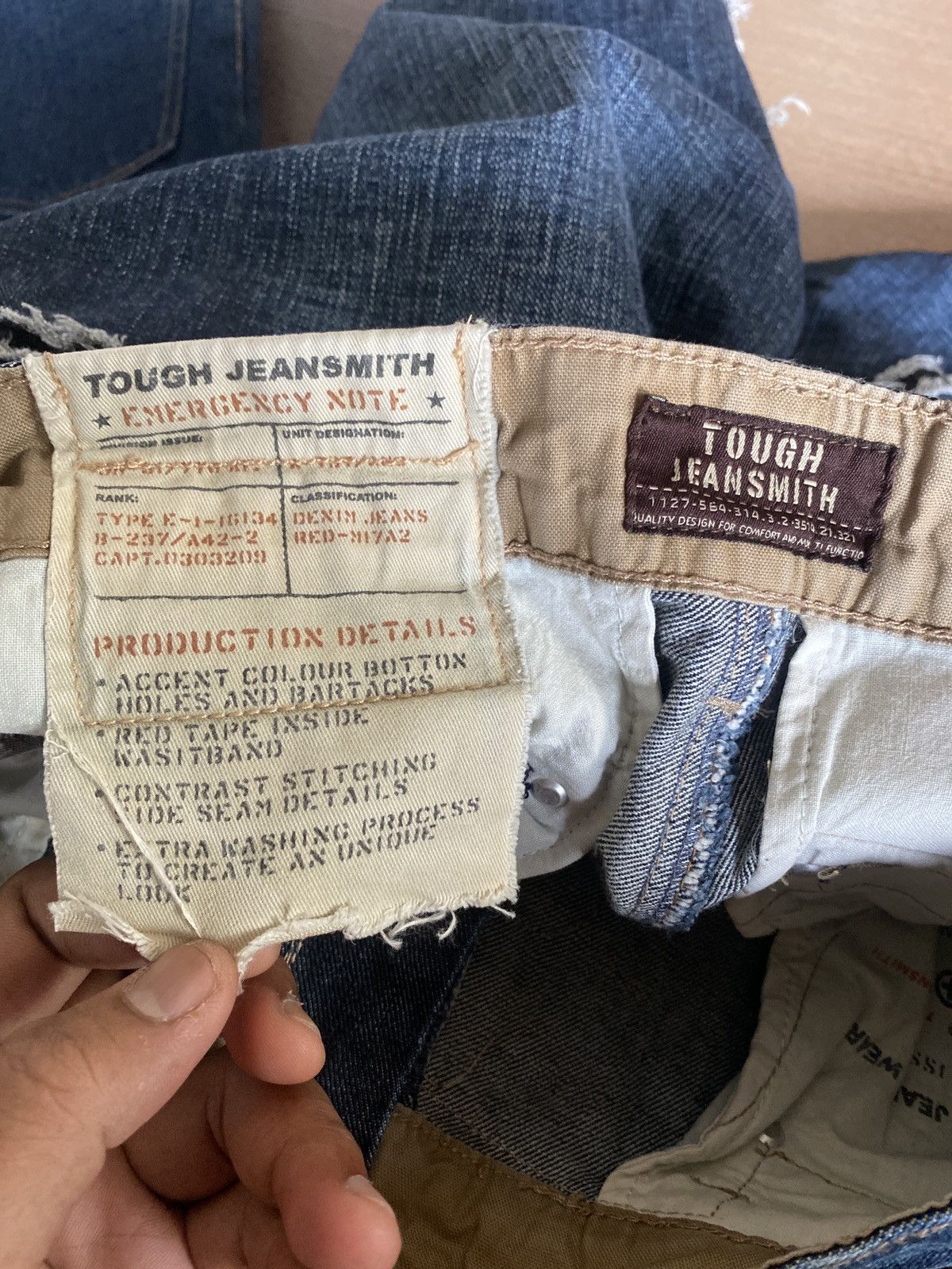 Designer Vintage Tough Jeansmith jeans Size US 32 / EU 48 - 9 Thumbnail
