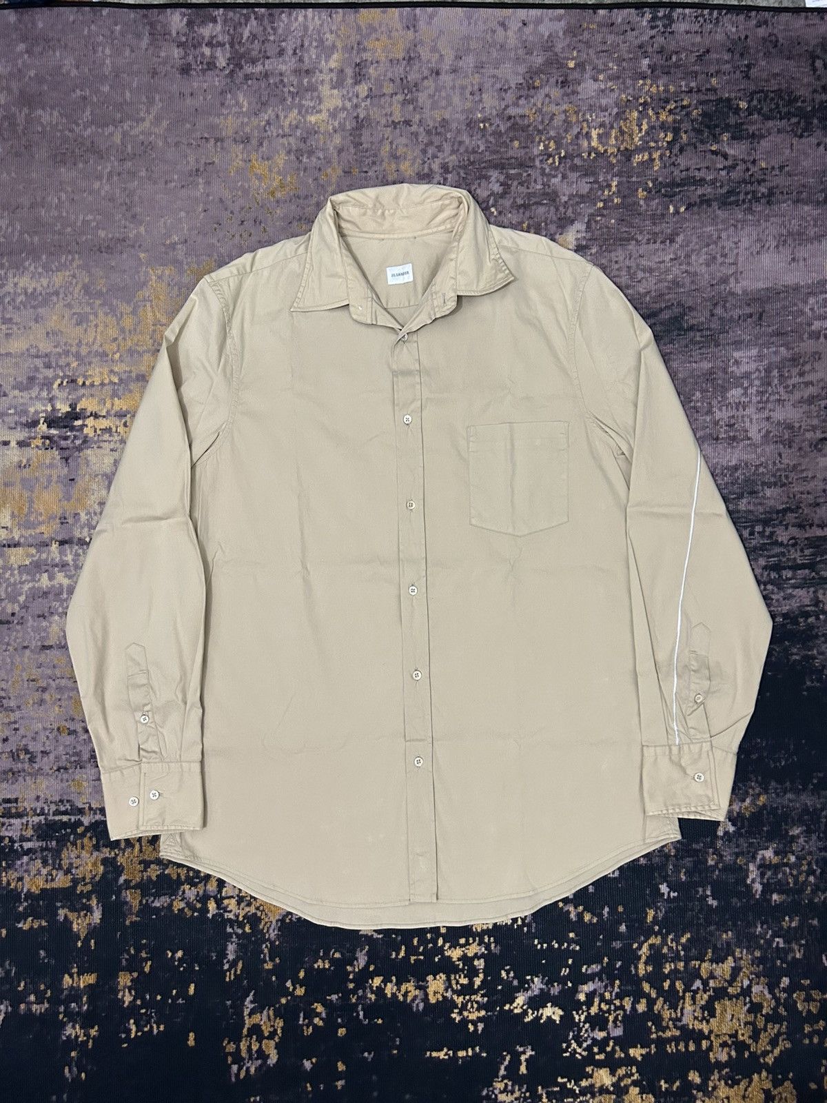 Jil Sander Jil Sander Tailor Made Button Shirt Size US L / EU 52-54 / 3 - 2 Thumbnail