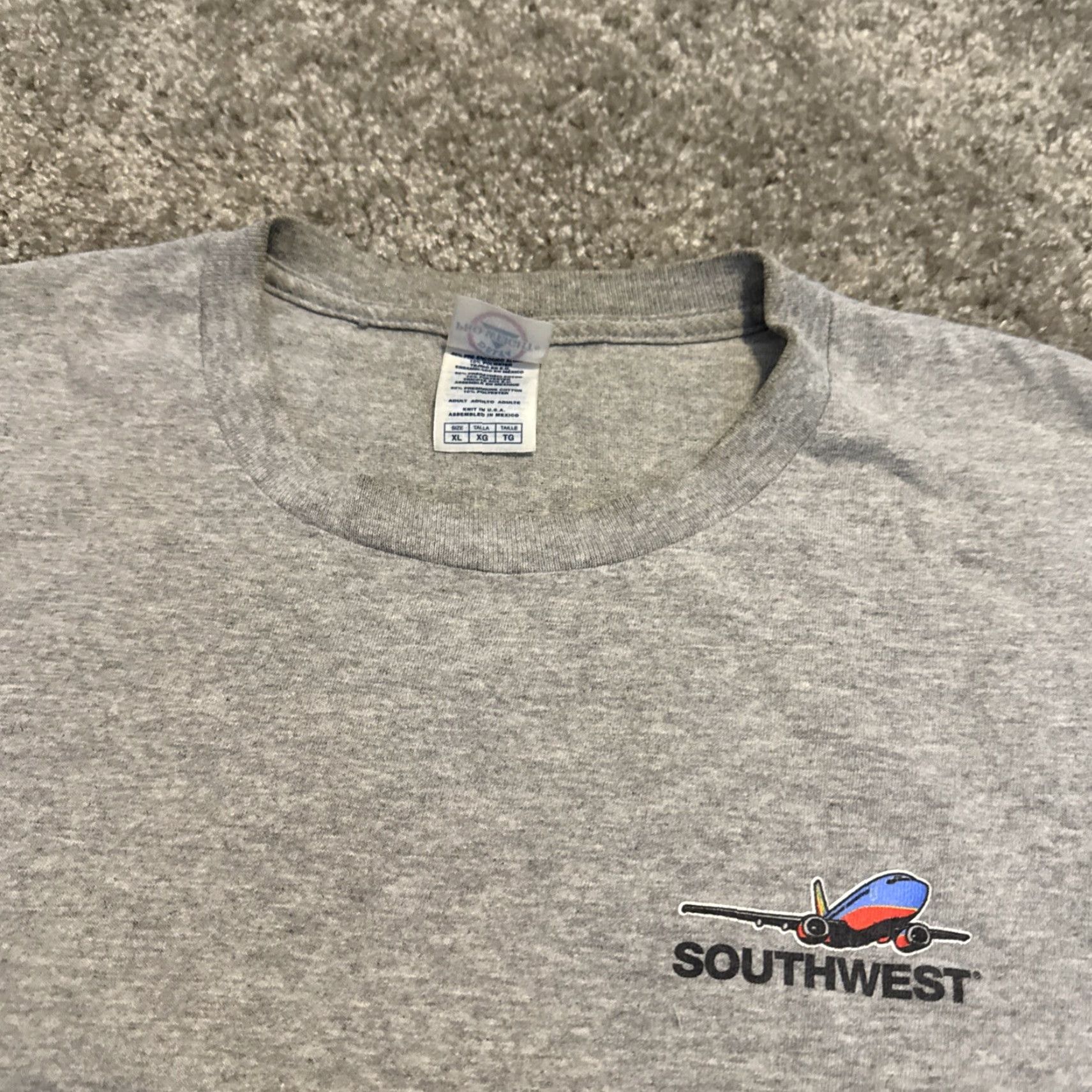 MLB VINTAGE 2008 Spring Training MLB Southwest Airlines T-Shirt XL Men Gray Size US XL / EU 56 / 4 - 4 Thumbnail