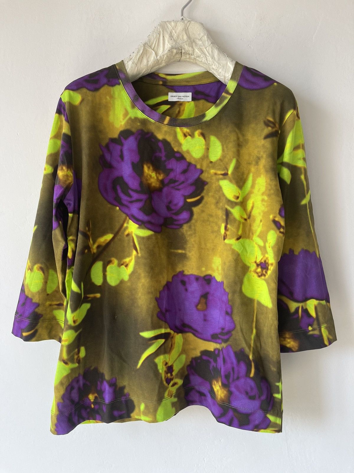 Floral Print Cotton T-shirt