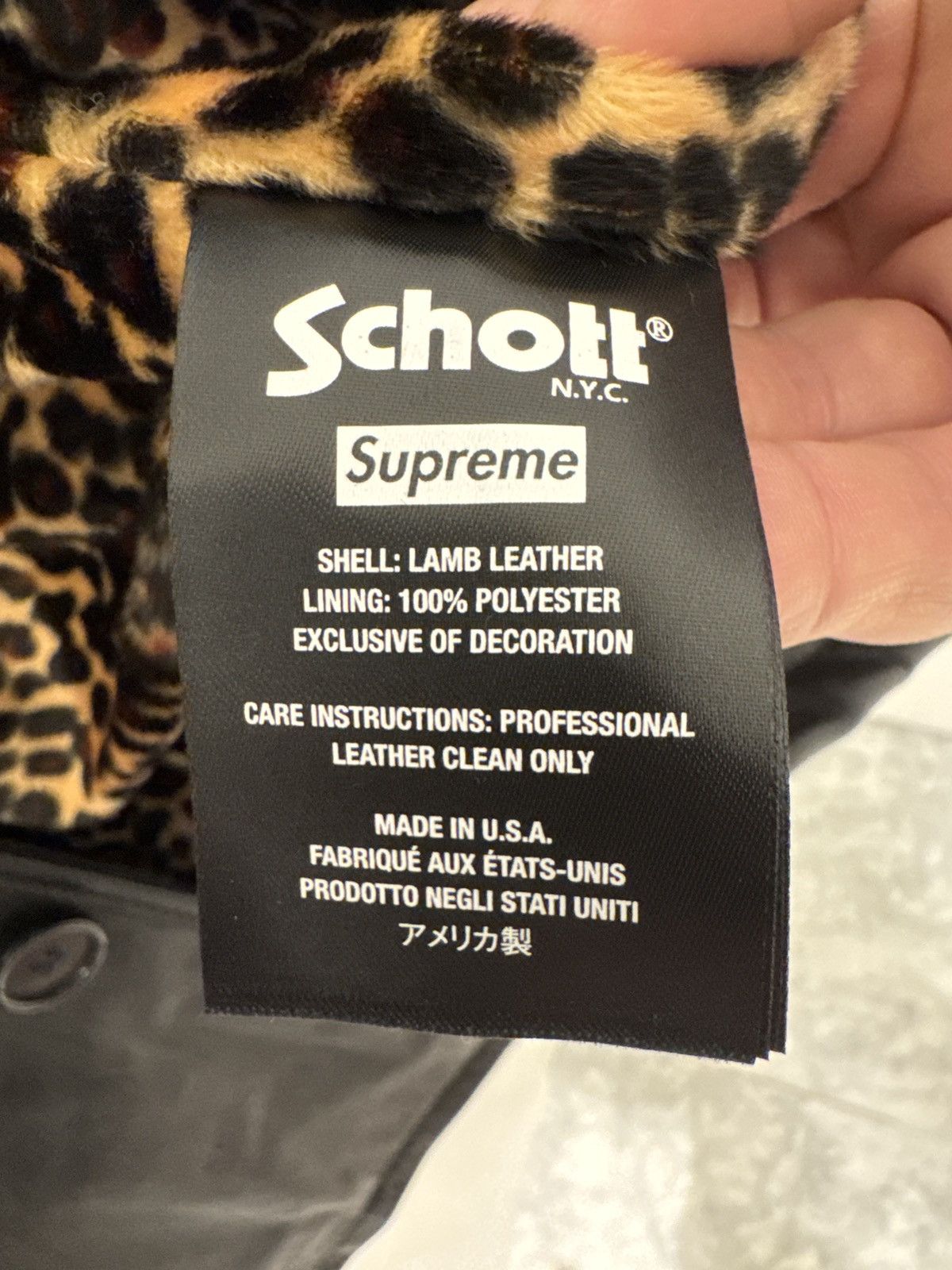 Supreme Supreme x Schott Leather Carcoat Size US L / EU 52-54 / 3 - 3 Thumbnail
