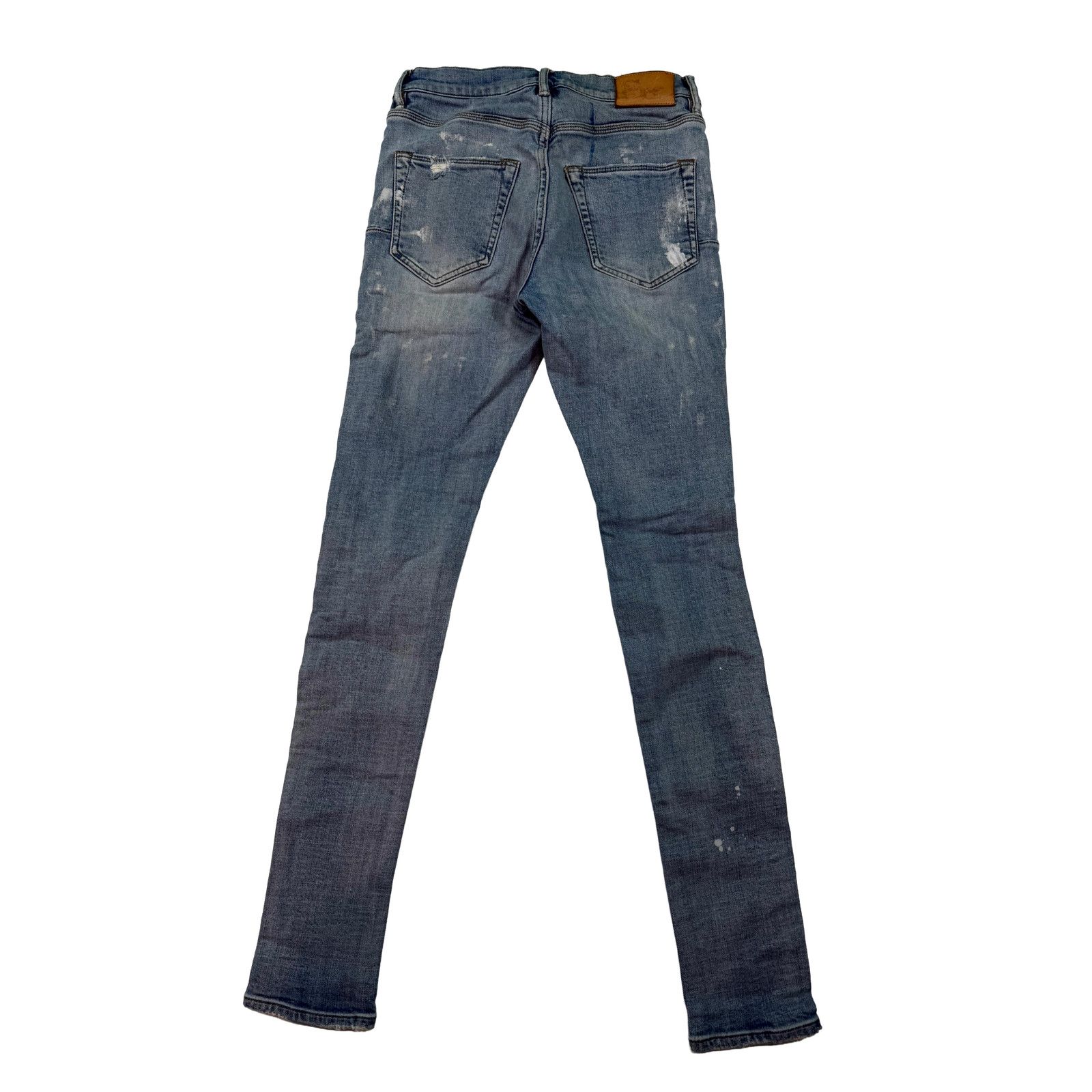 Purple Brand Purple Brand Paint Splatter Light Wash Jeans Size US 28 / EU 44 - 2 Thumbnail