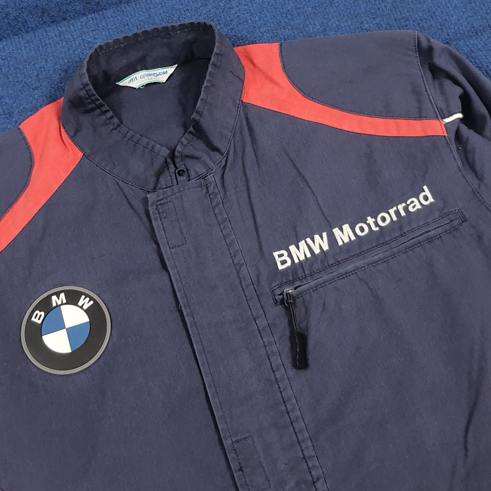 BMW Vintage BMW Motorsports Workwear Coverall C298N28 Size US M / EU 48-50 / 2 - 2 Thumbnail