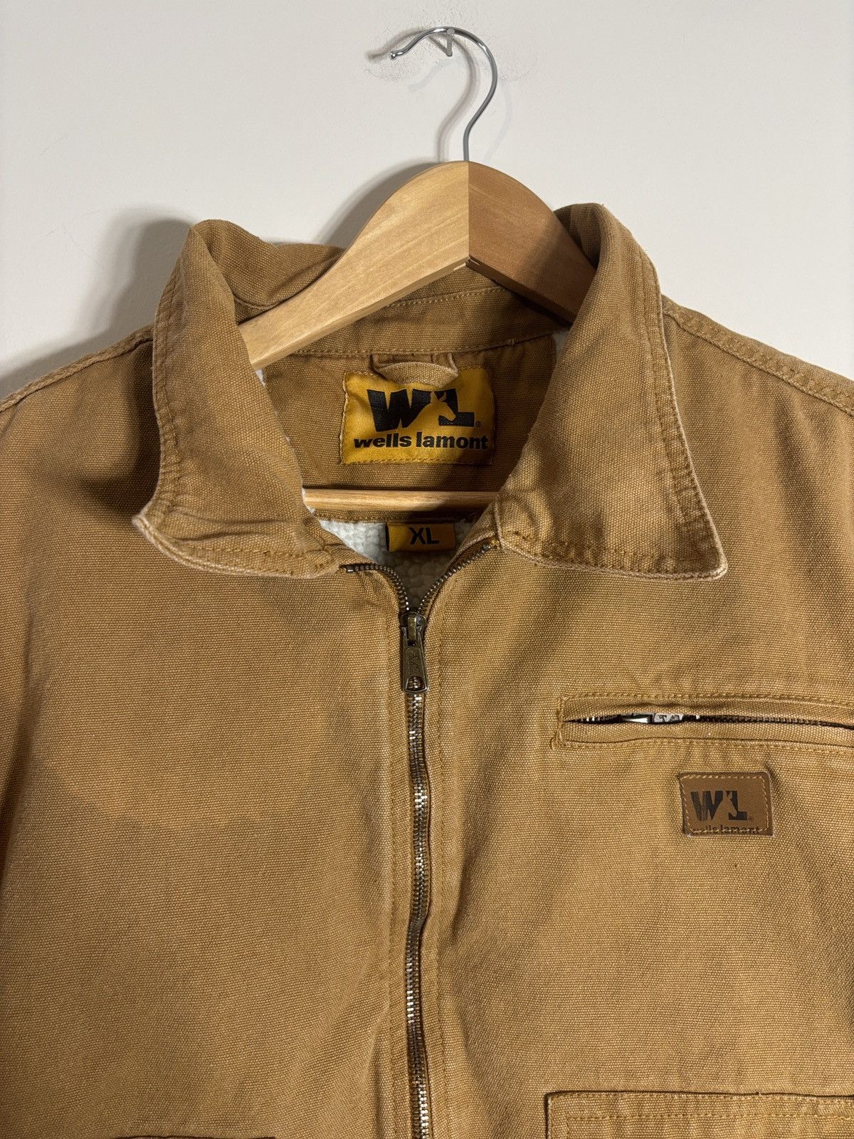Other Wells Lamont Duck Canvas Sherpa Lined Work Jacket XL Detroit Size US XL / EU 56 / 4 - 2 Thumbnail