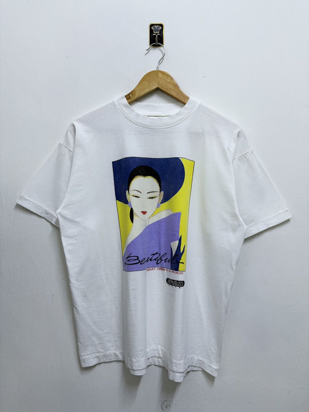 POP MAGAZINE Vintage 90's No Problem - Beautiful Ladies Hong Kong T-Shirt Size US M / EU 48-50 / 2 - 1 Thumbnail