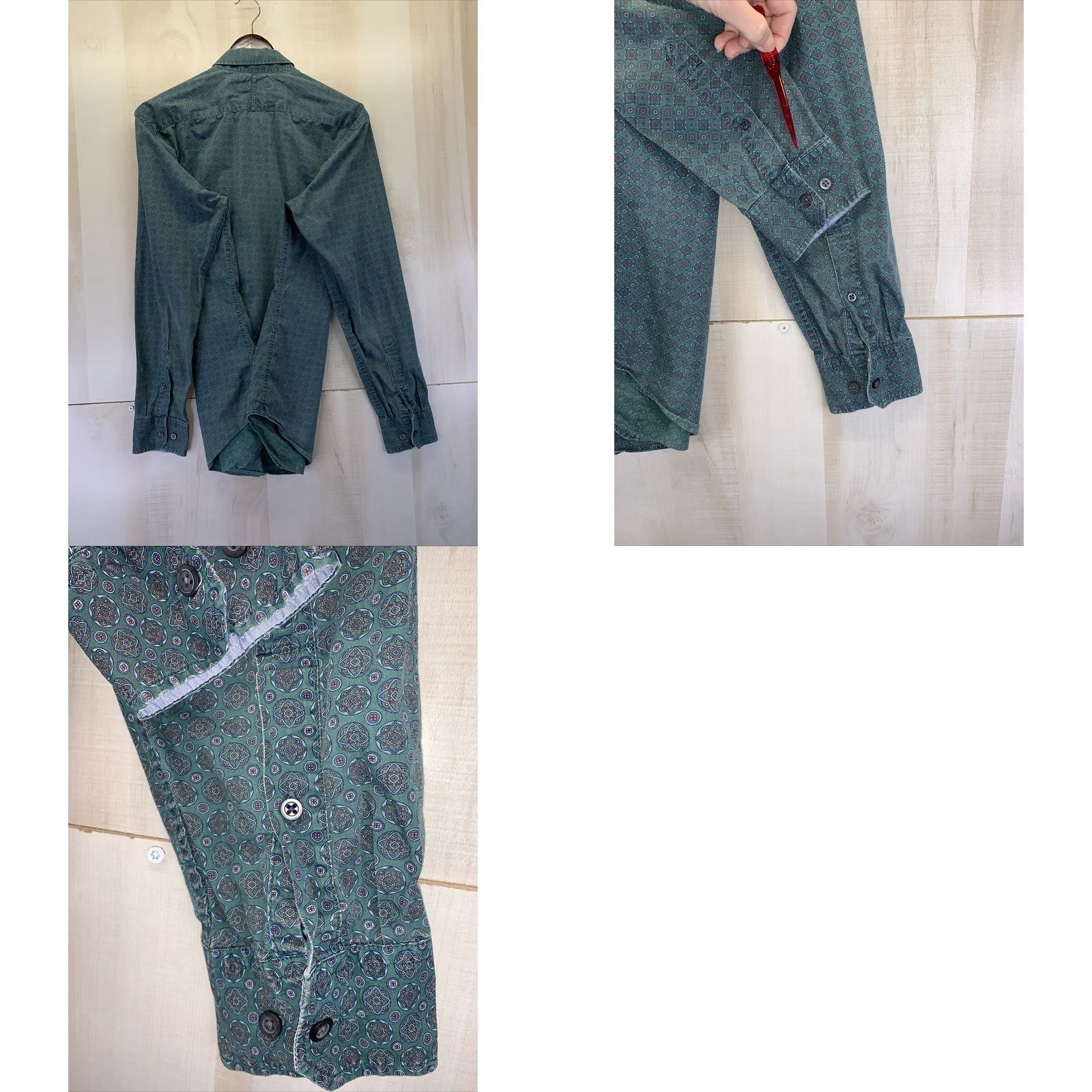 Banana Republic Banana Republic Mens Green Button Up Shirt L Casual Travel Cotton Button-Up Shirts Mens Green 5705 Regular Long Sleeve Size US L / EU 52-54 / 3 - 8 Thumbnail