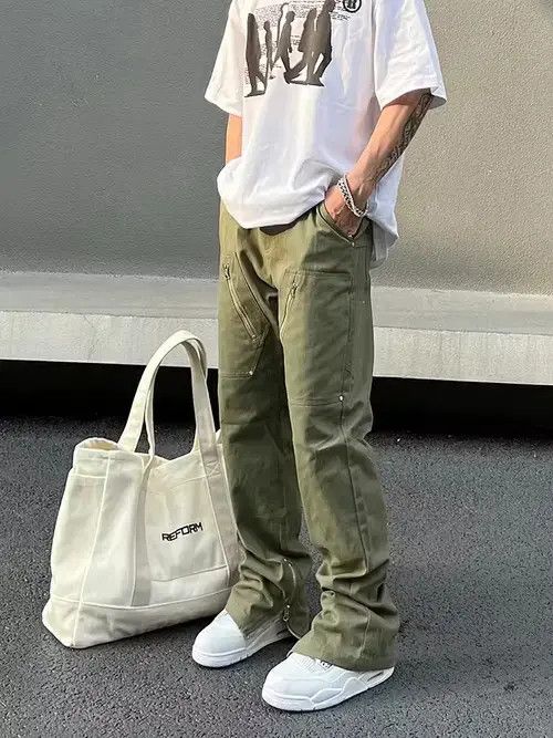 Vintage flared carpenter skate pants Size US 28 / EU 44 - 4 Thumbnail