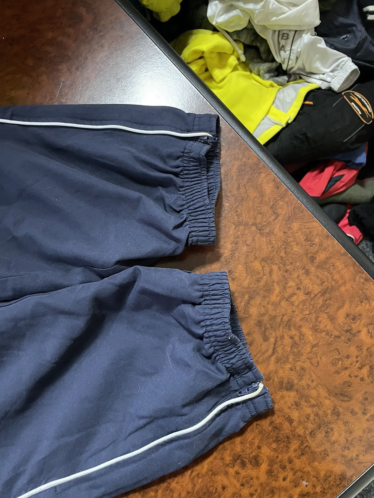 Reebok × Vintage Reebok Track Logo sweat pants Jogger drill cyber chrome Size US 34 / EU 50 - 6 Thumbnail