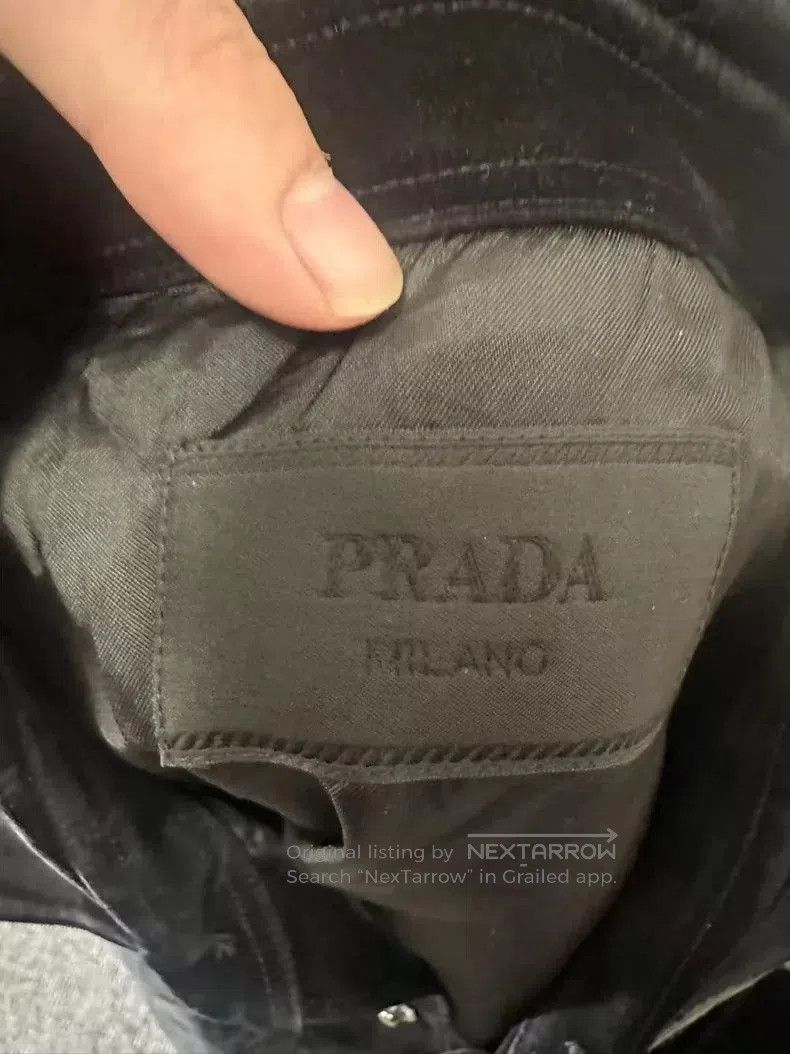Prada Prada Velvet Suede Jacket Coat Size L. Size US L / EU 52-54 / 3 - 7 Thumbnail