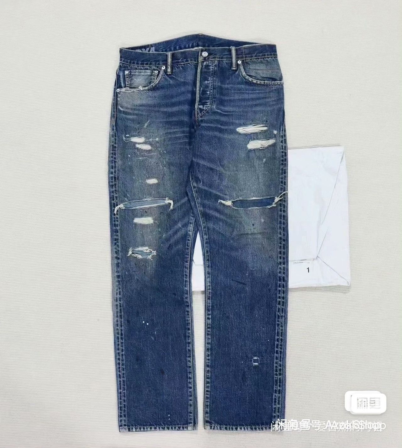 Visvim Visvim Dry4 Social Sculpture Denim Size US 26 / EU 42 - 1 Thumbnail