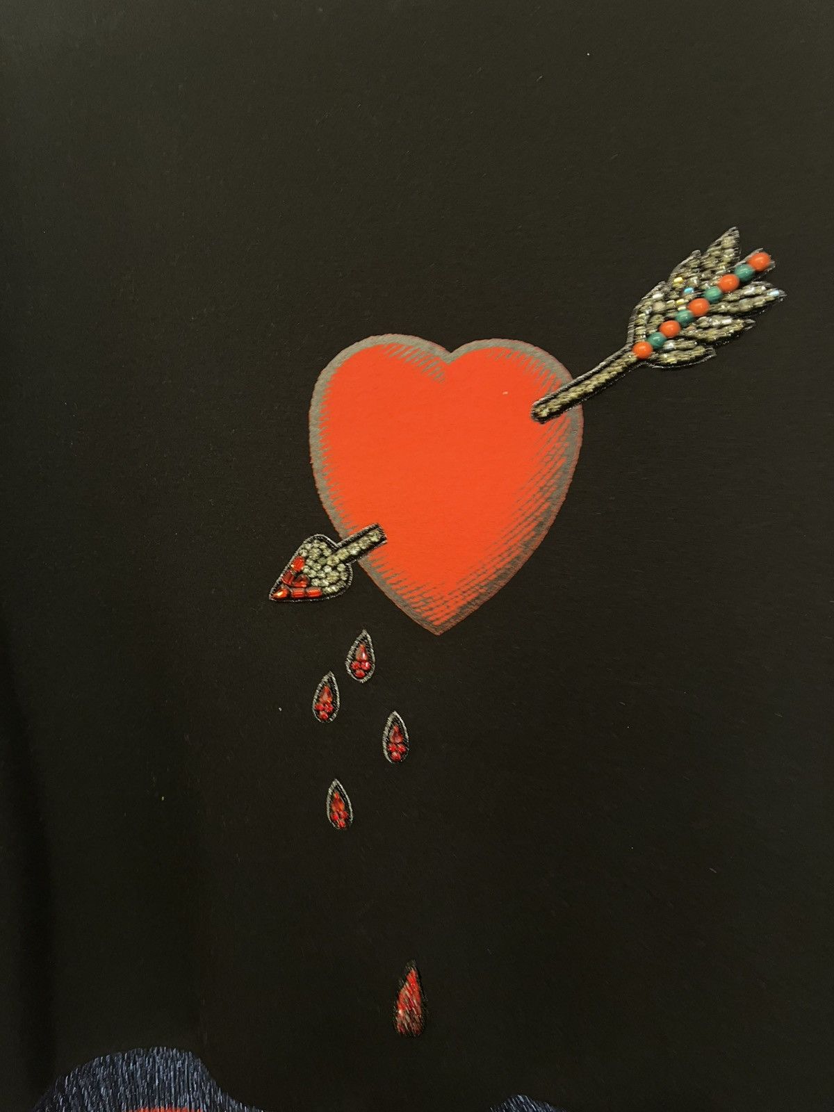 Gucci Gucci Sweater with Hearts Size S / US 4 / IT 40 - 3 Thumbnail